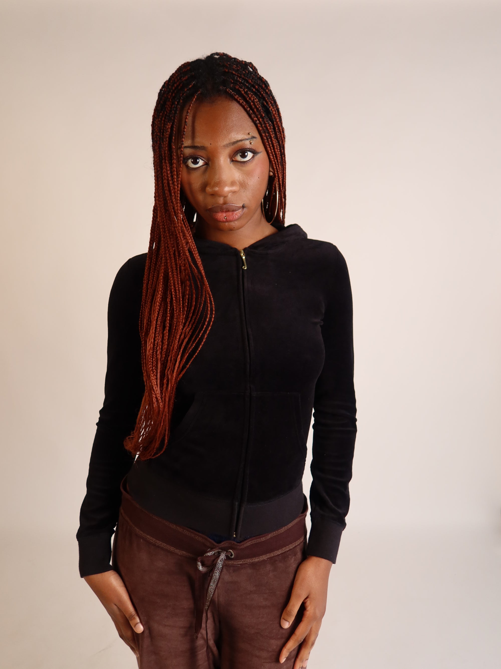 Choose Juicy Velour Hoodie S/M