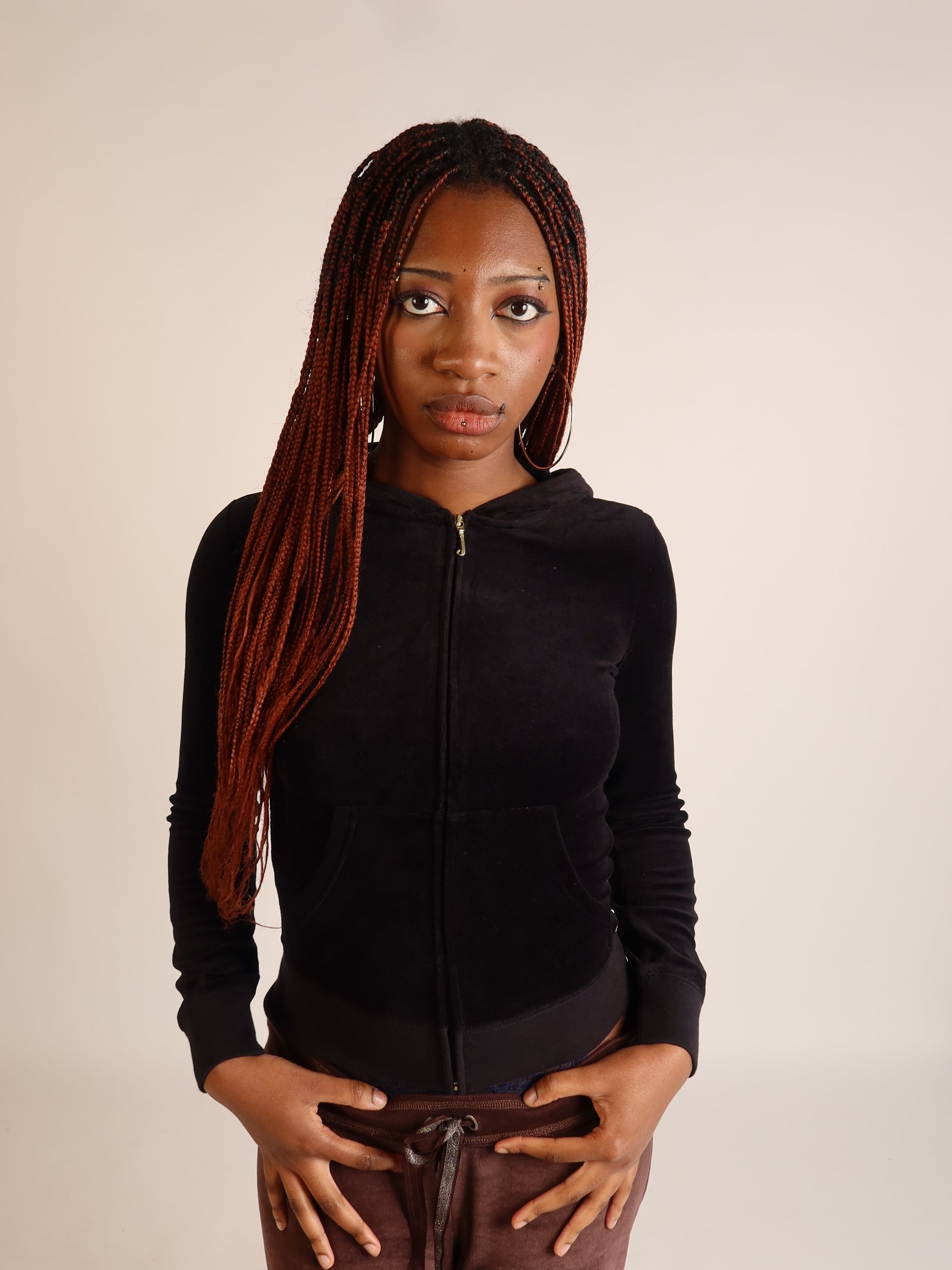 Choose Juicy Velour Hoodie S/M