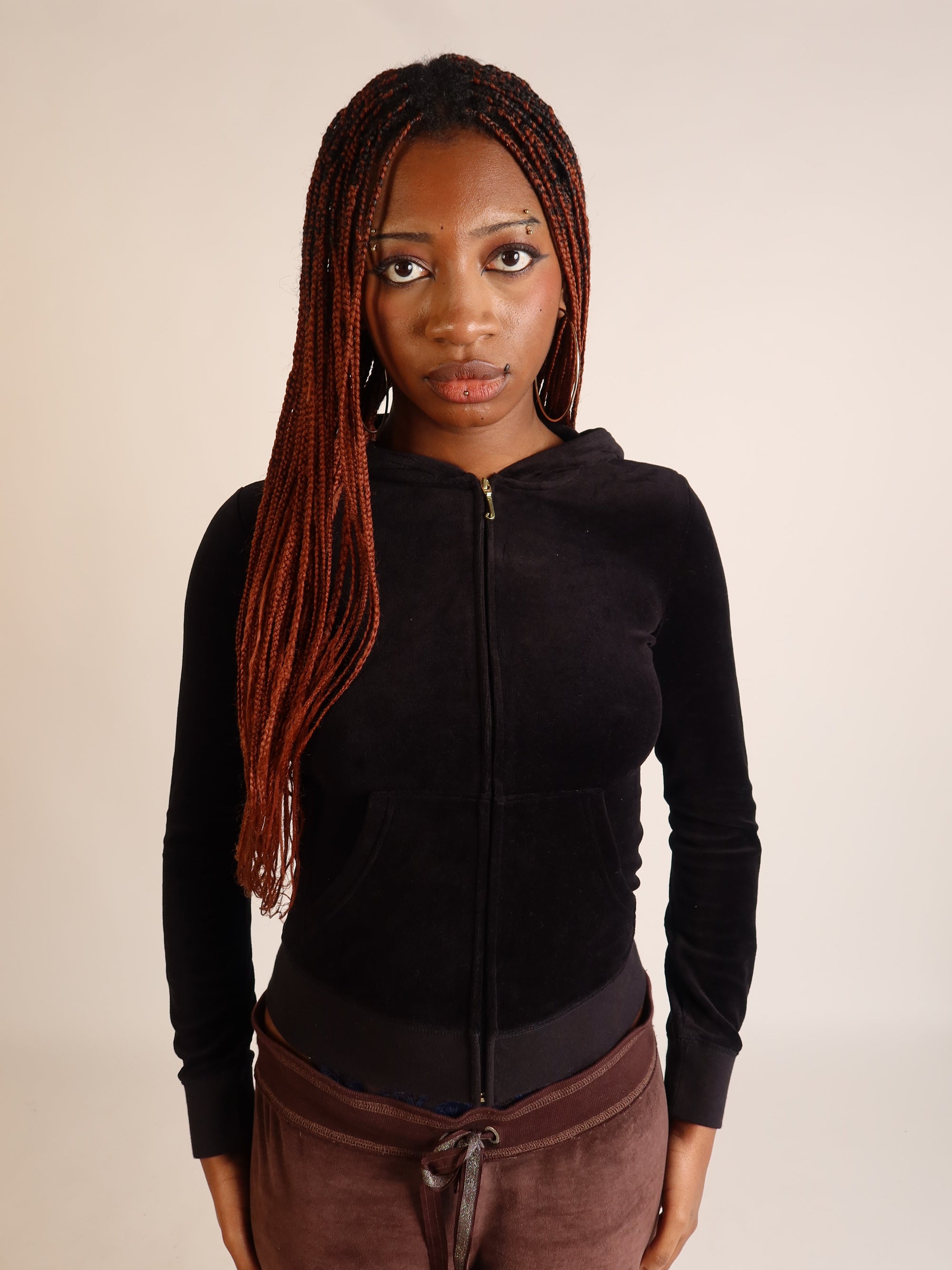 Choose Juicy Velour Hoodie S/M
