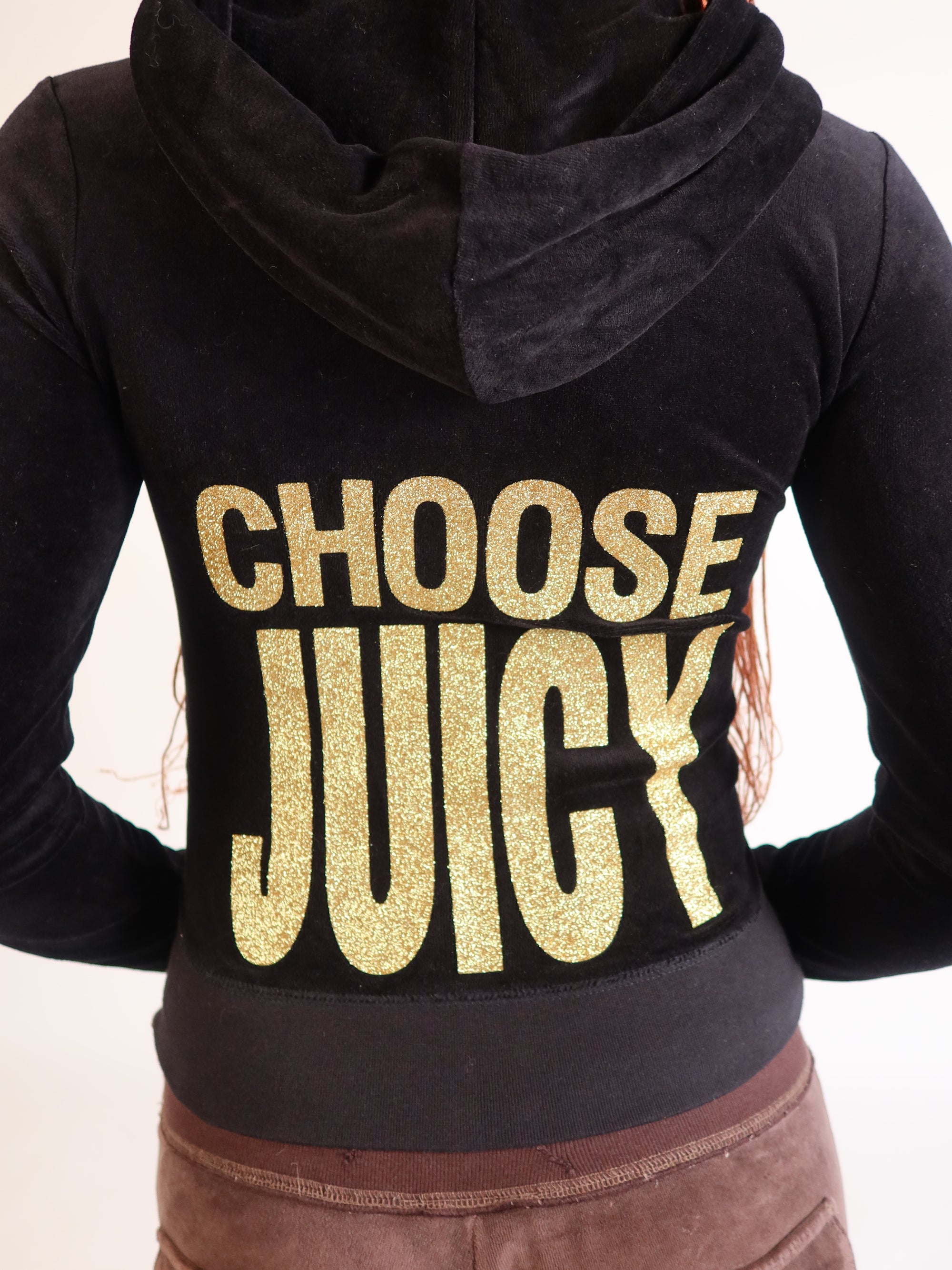 Choose Juicy Velour Hoodie S/M