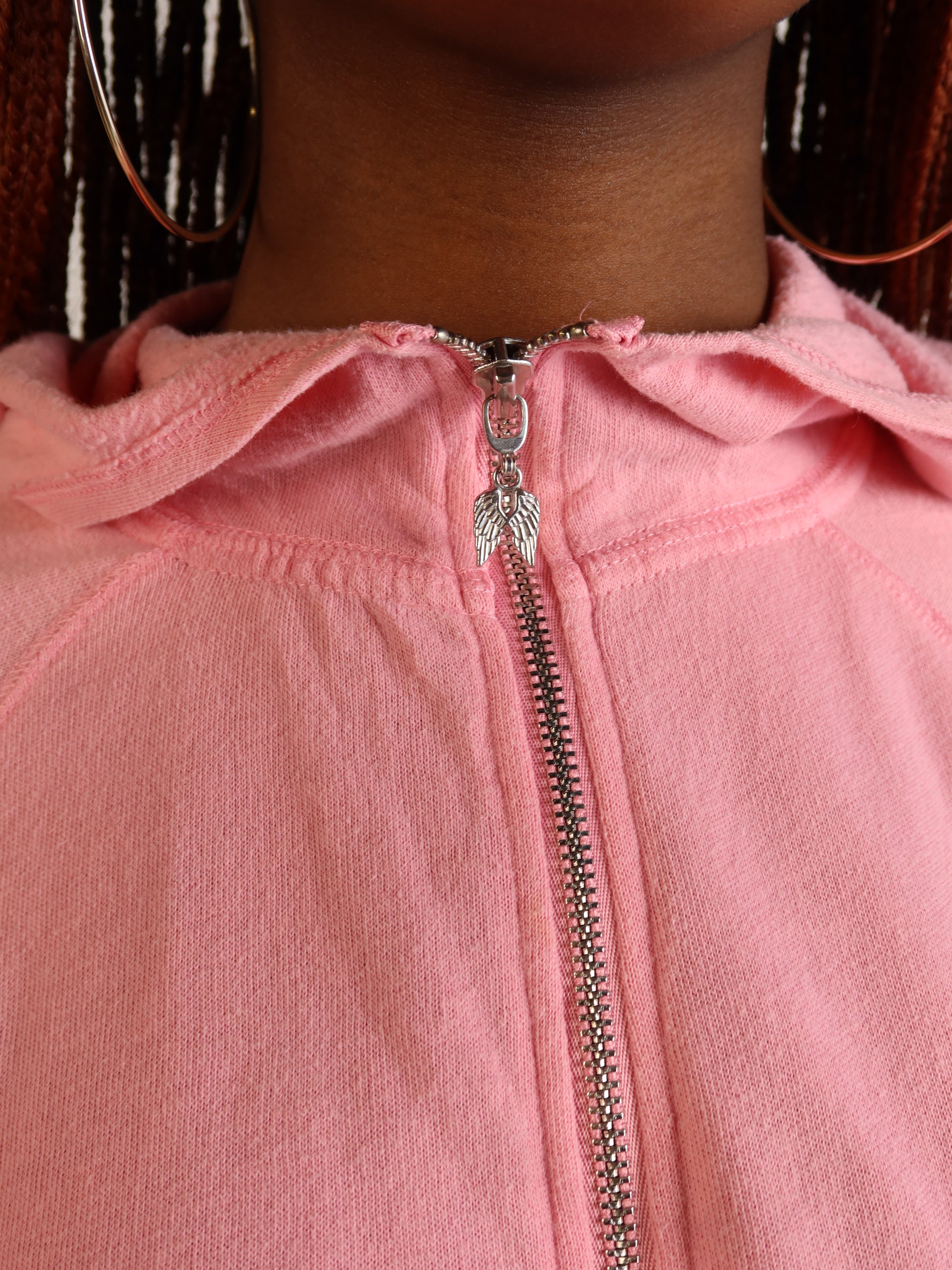 VS Pink Sequin Angel Wings Hoodie S/M
