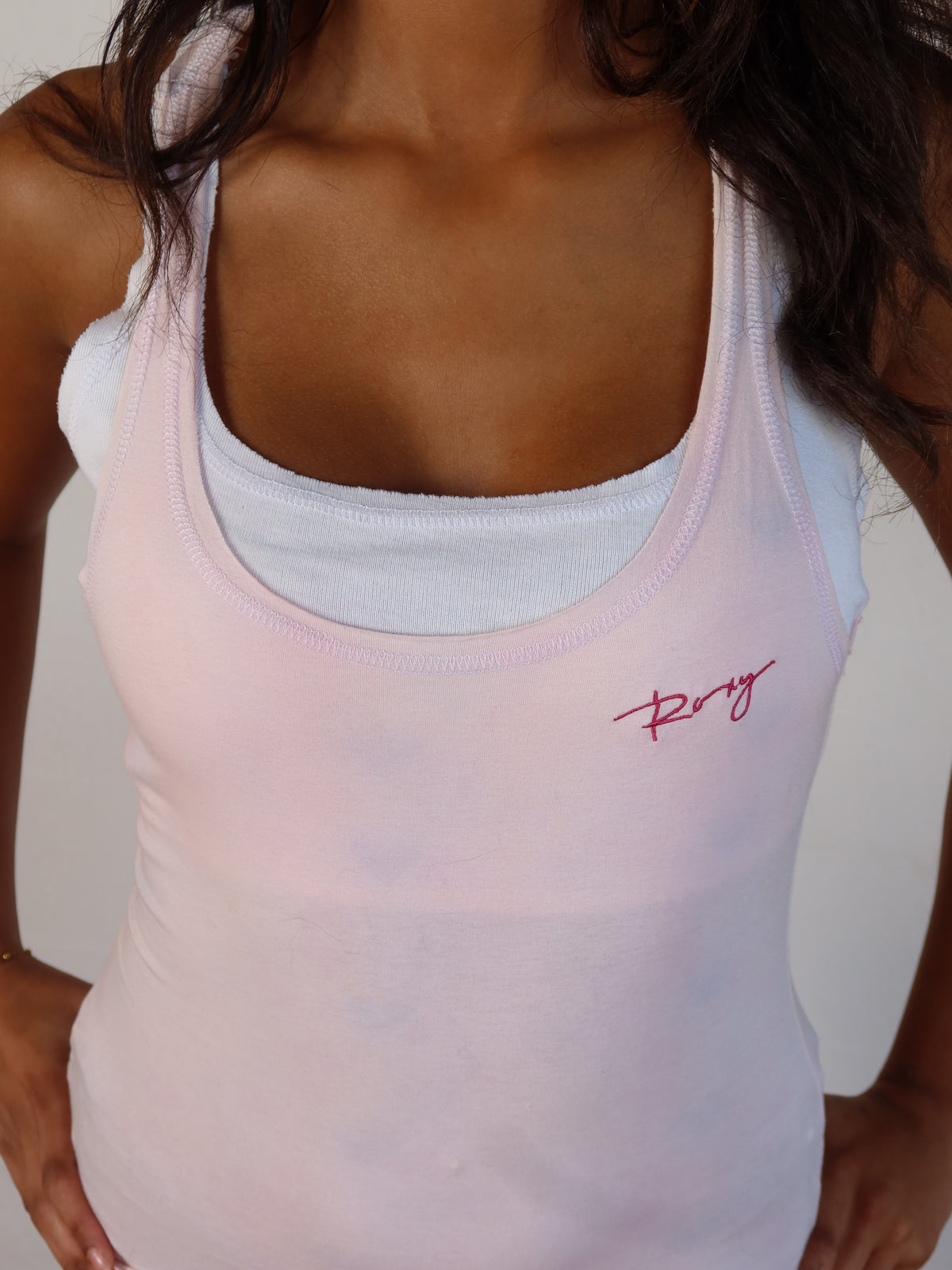 Roxy Pink Racerback Tank XS/S