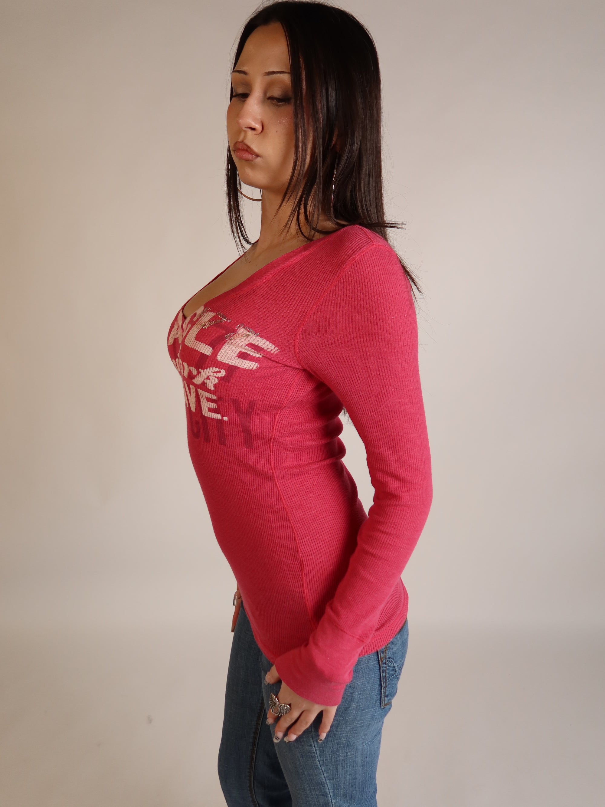 American Eagle Ribbed Long Sleeve M