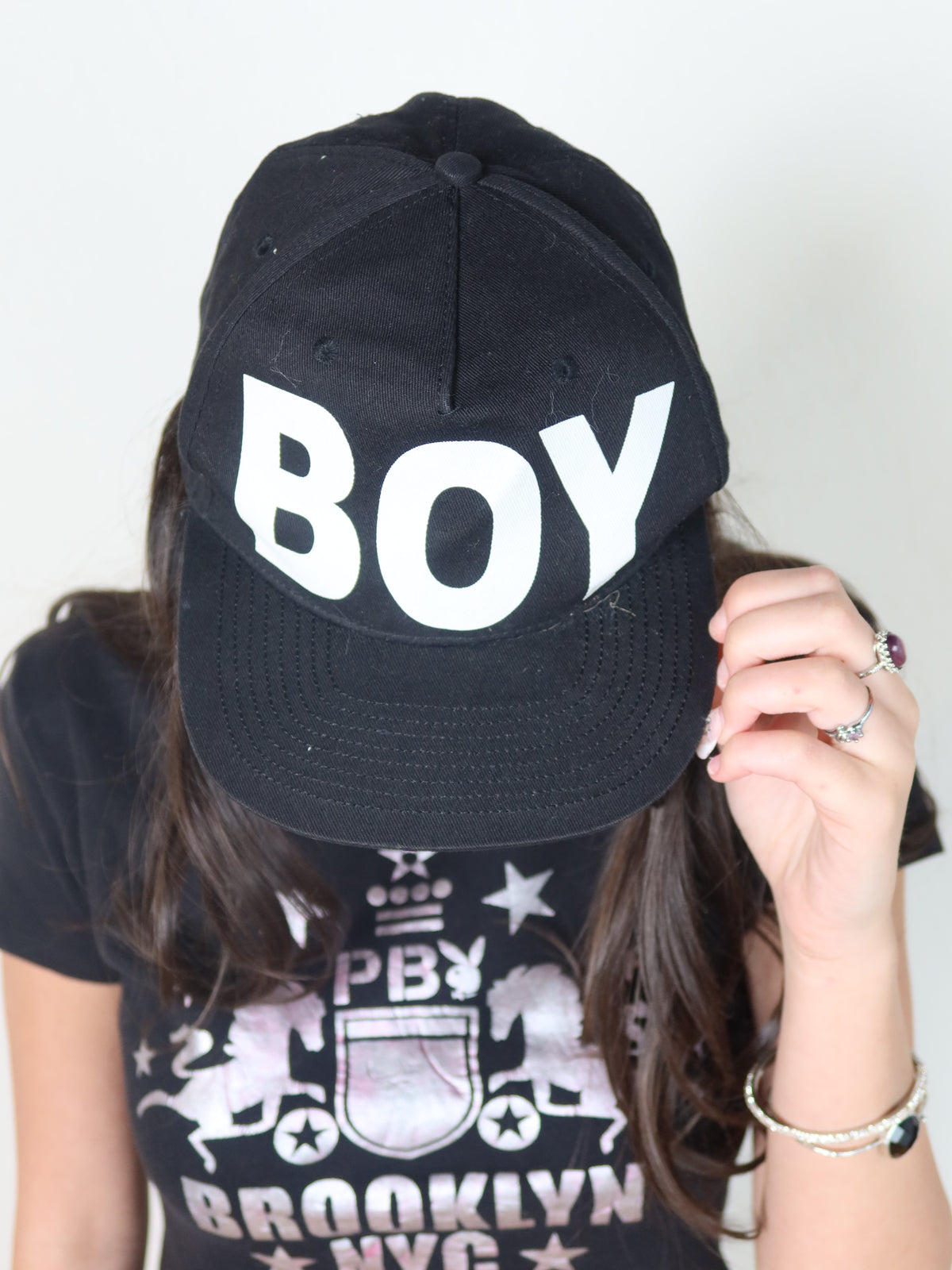 BOY London Black Snapback Cap