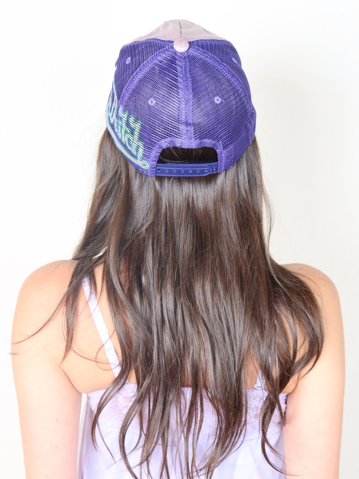Von Dutch Lilac Metallic Trucker Cap