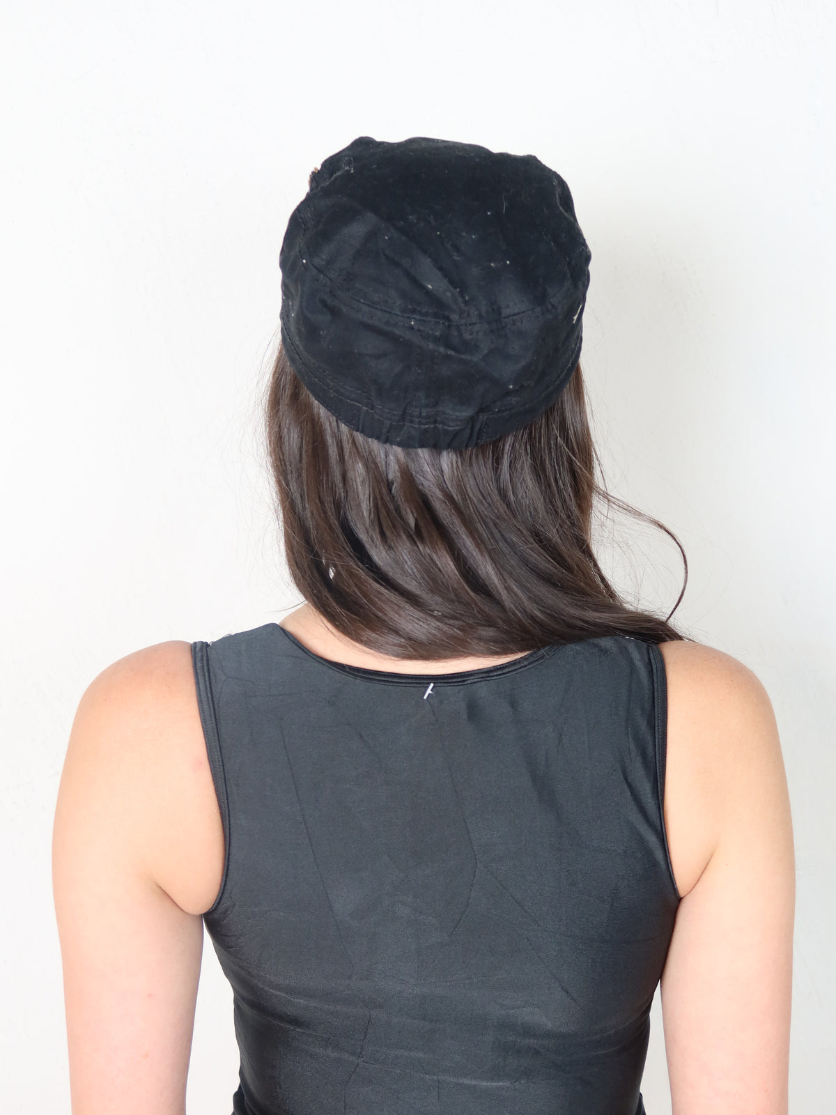 Black Beaded Cross Cadet Cap