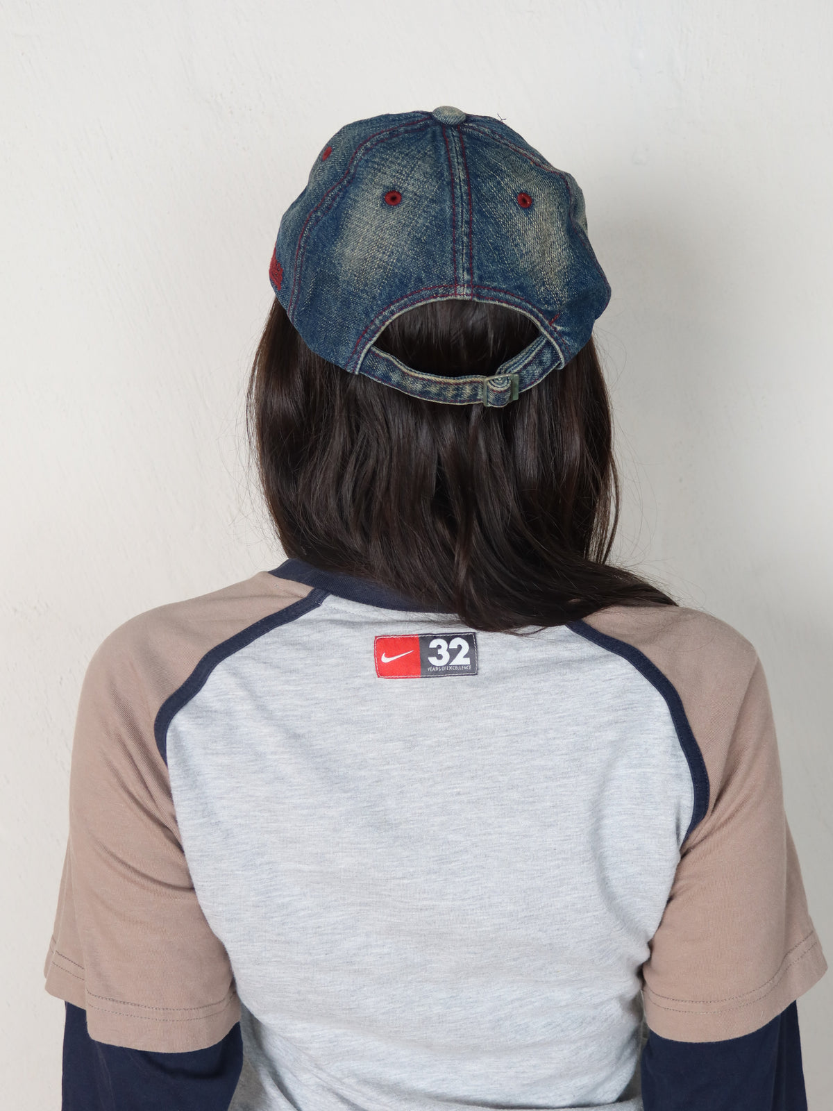 Von Dutch Distressed Denim Trucker Cap