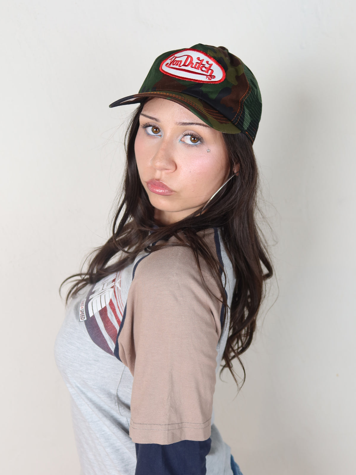 Von Dutch Camo Trucker Cap