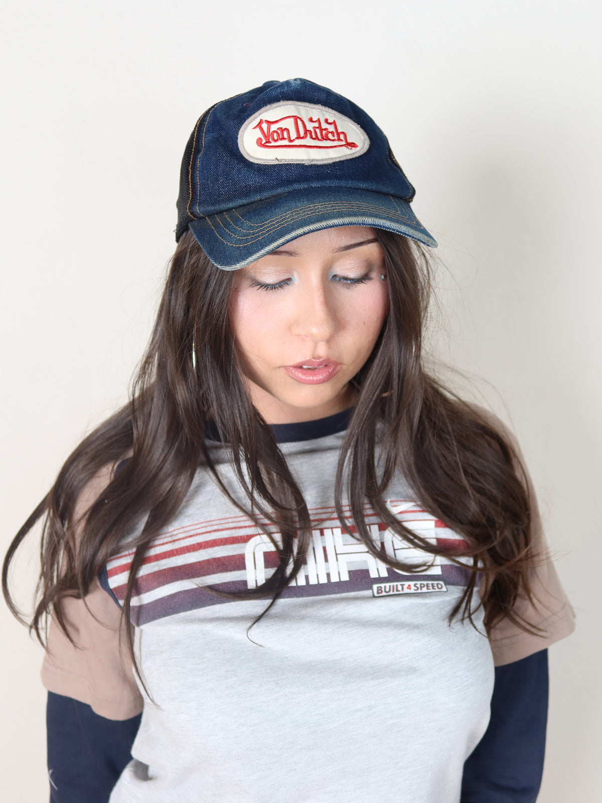 Von Dutch Denim Trucker Cap