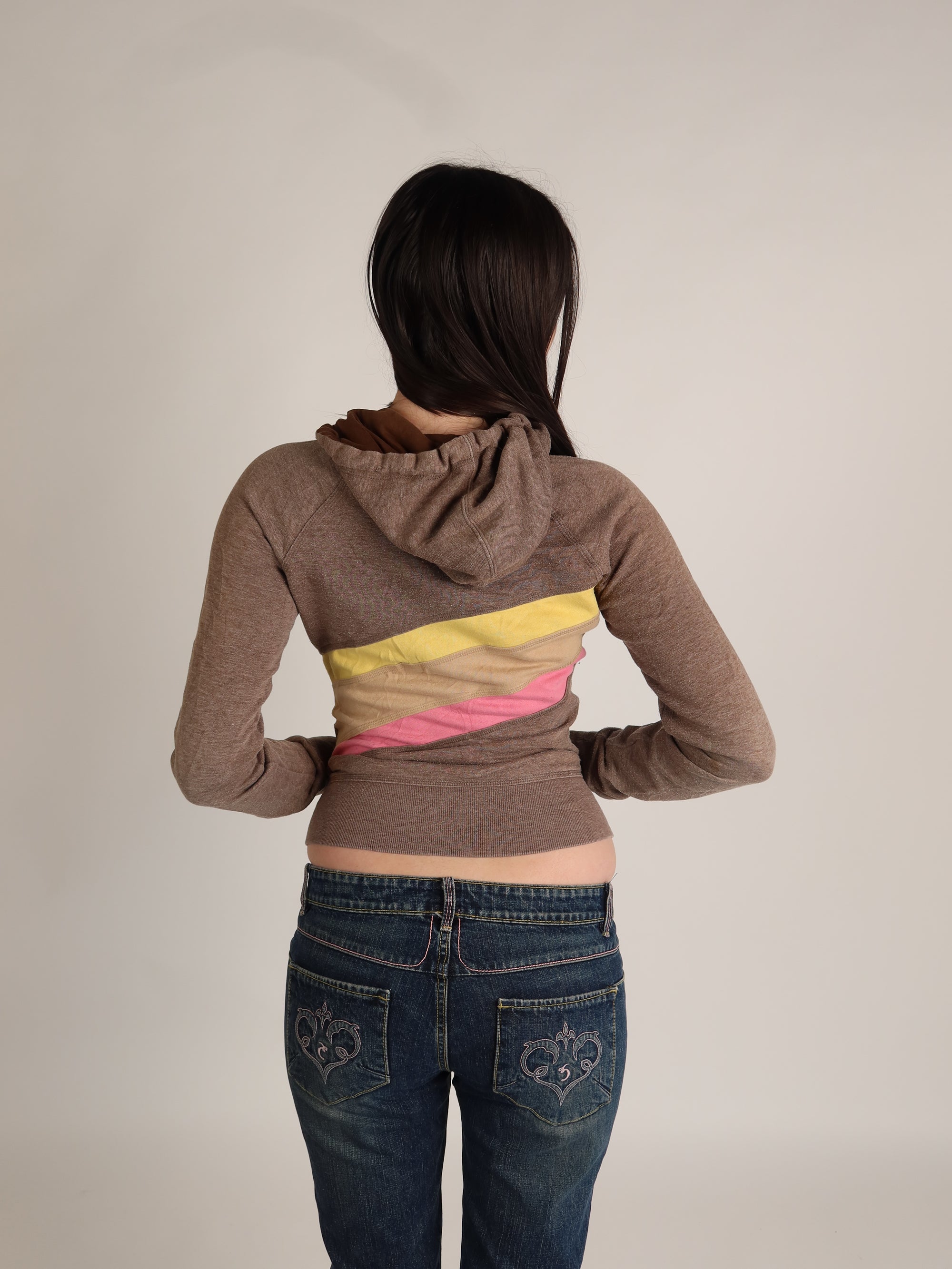Roxy Brown Zip Hoodie S/M