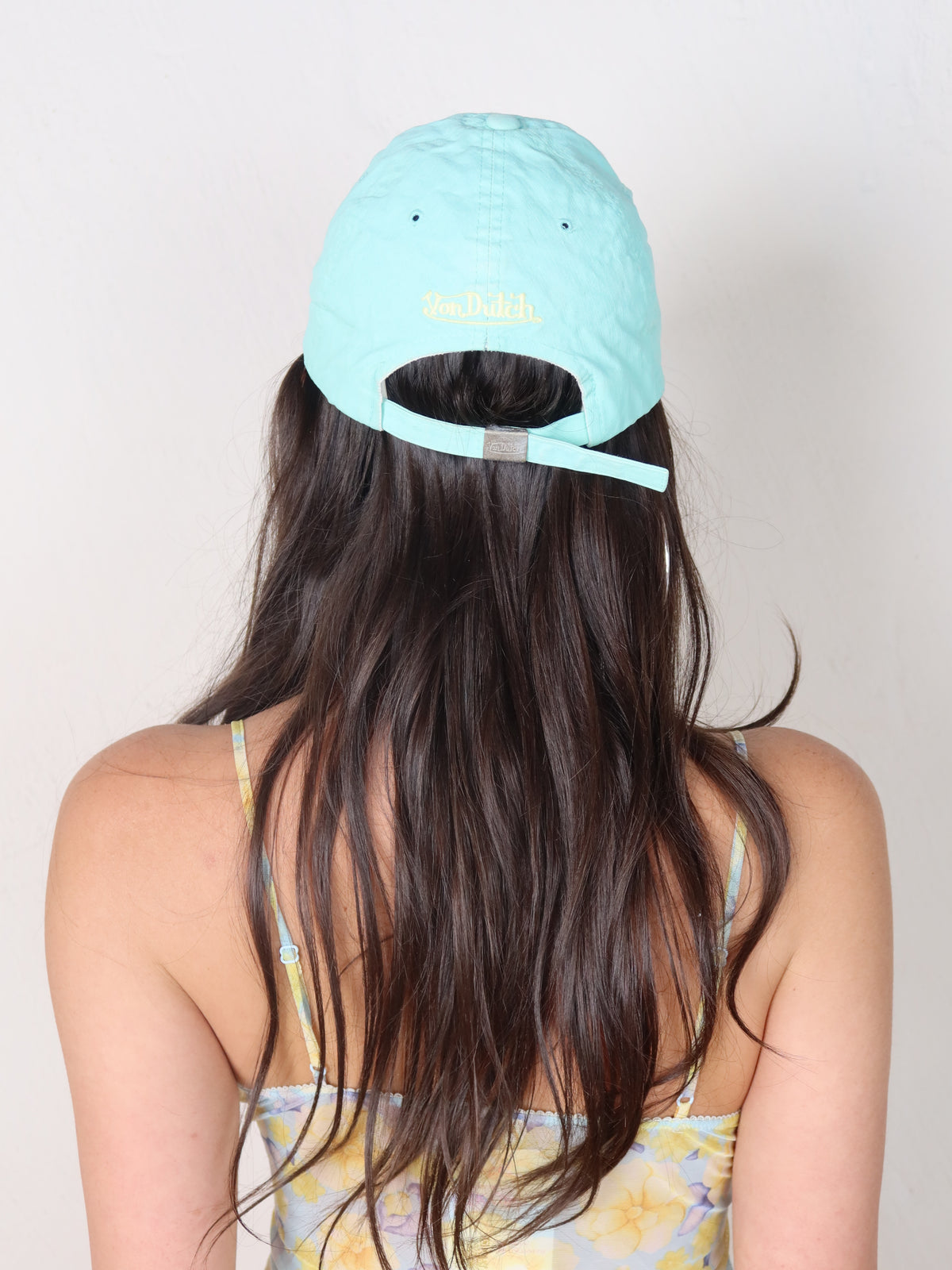 Von Dutch Mint Distressed Cap