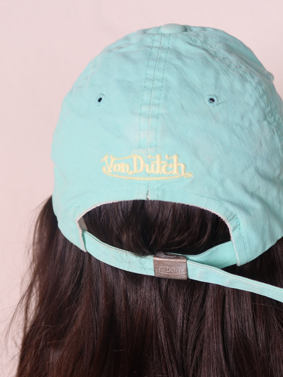 Von Dutch Mint Distressed Cap