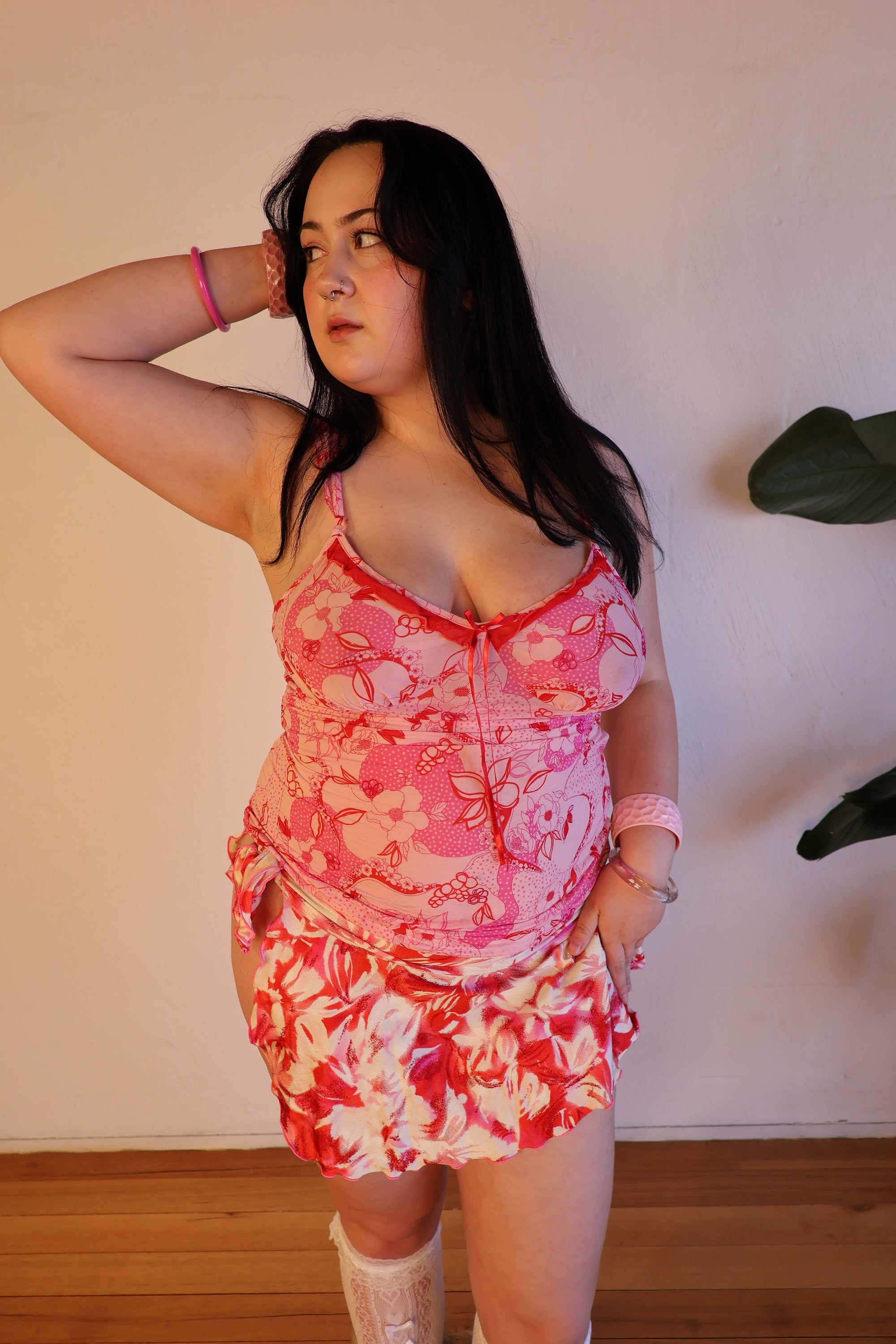 Y2K Wrap Mini Skirt XL