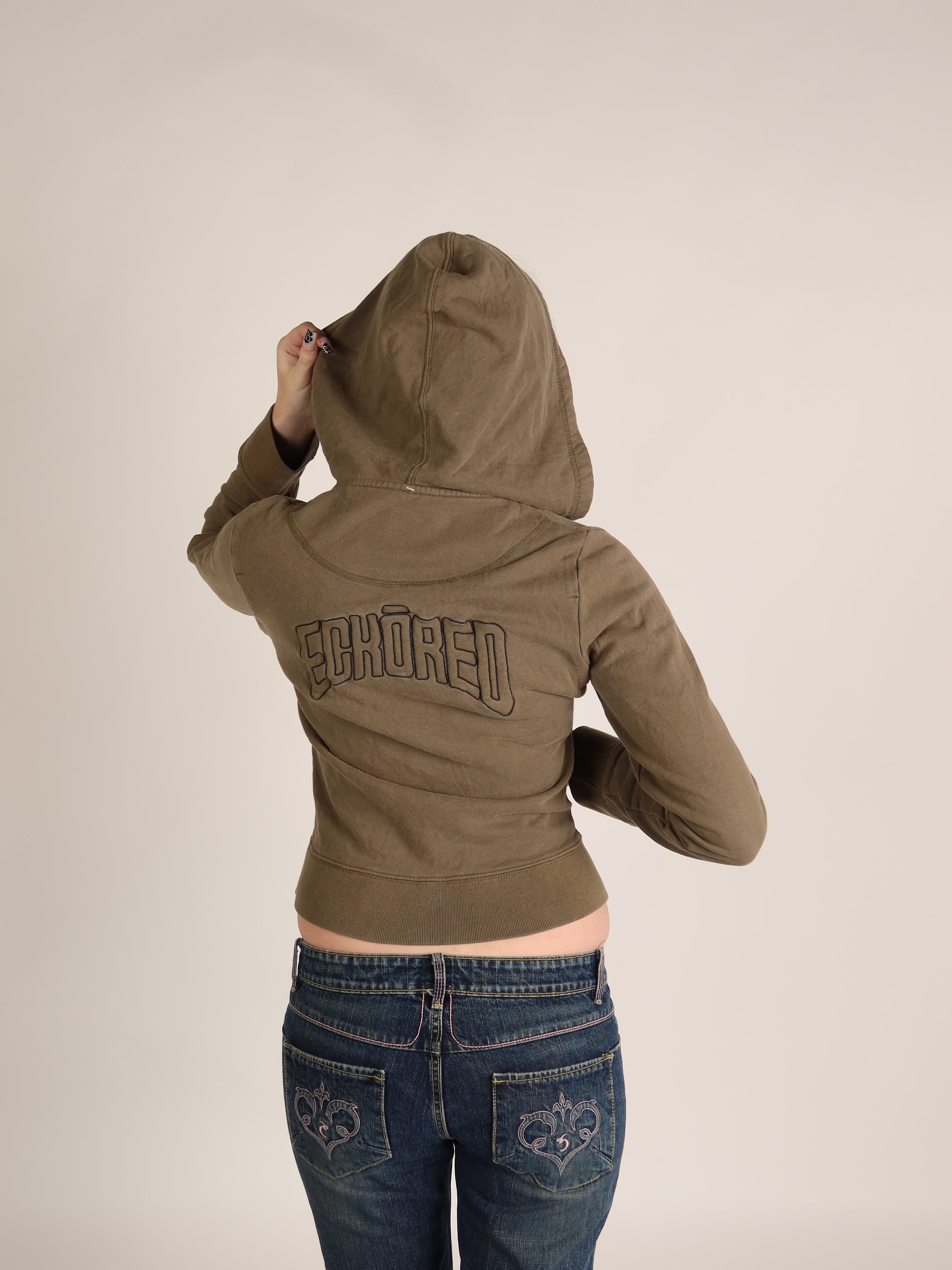 Ecko Red Olive Zip Hoodie S/M