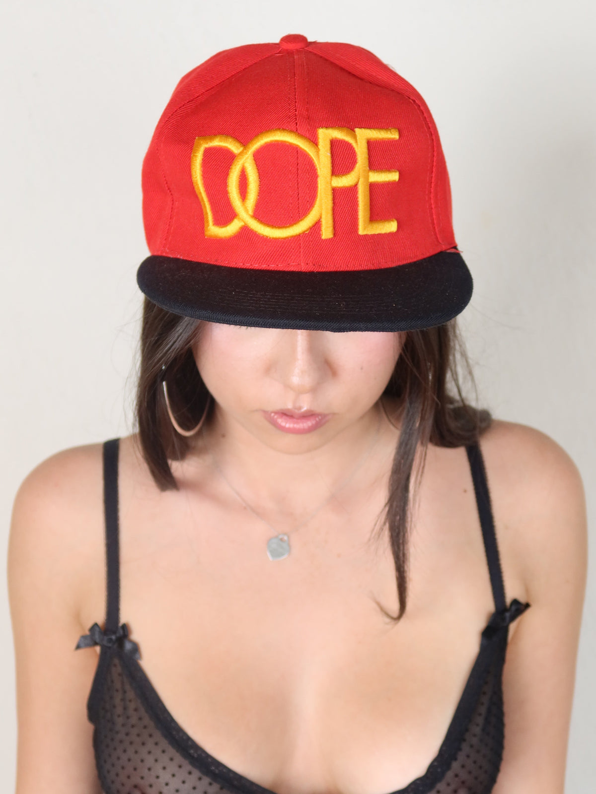 Dope Red Snapback Cap