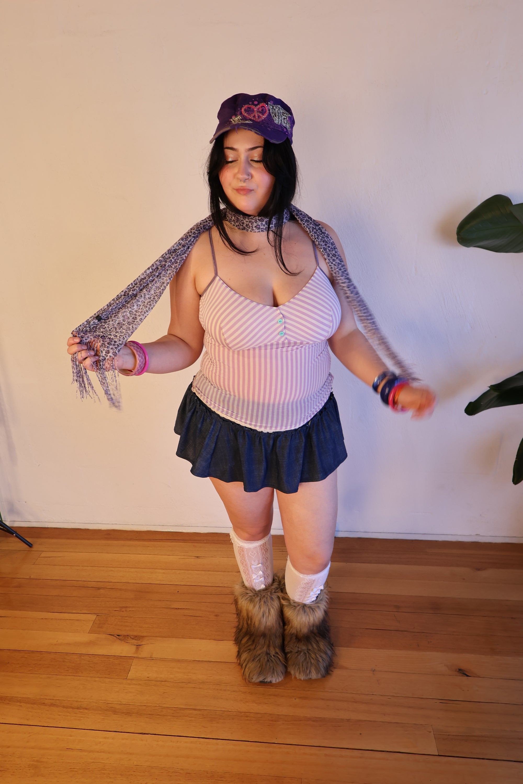 Sparkly Leopard Festi Scarf
