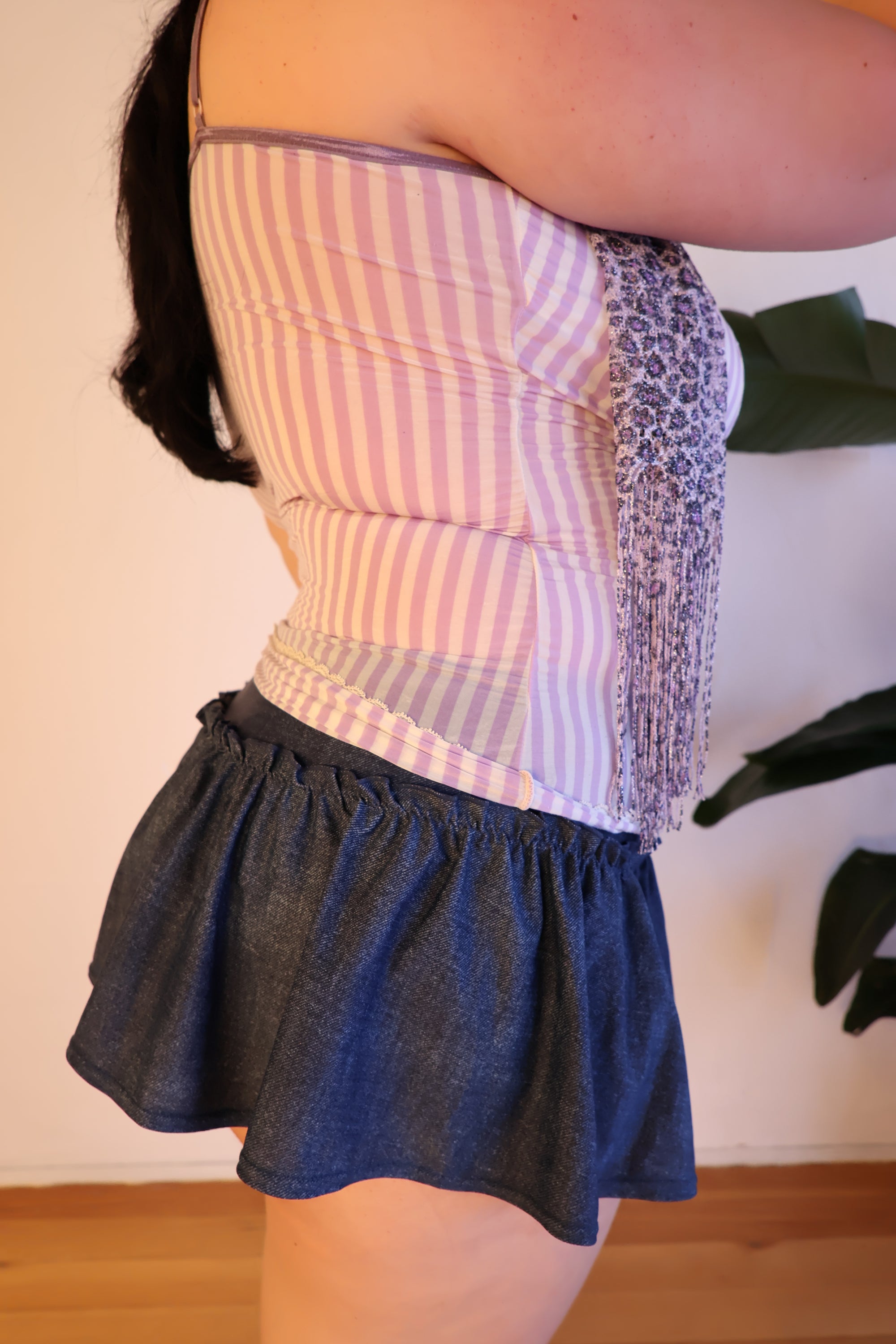 Y2K Ultra Mini Skirt L/XL