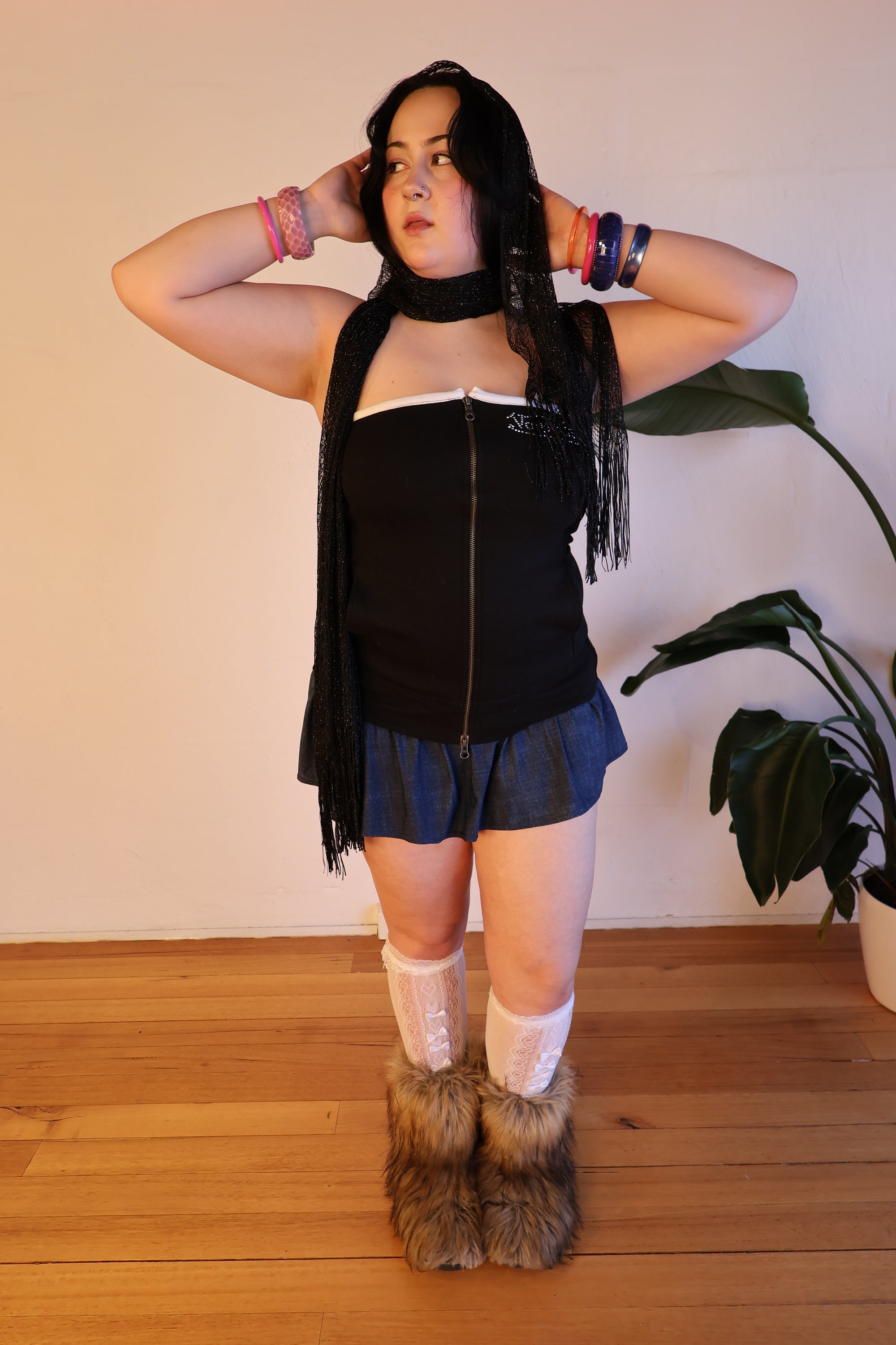 Mcblack Sparkly Festi Scarf