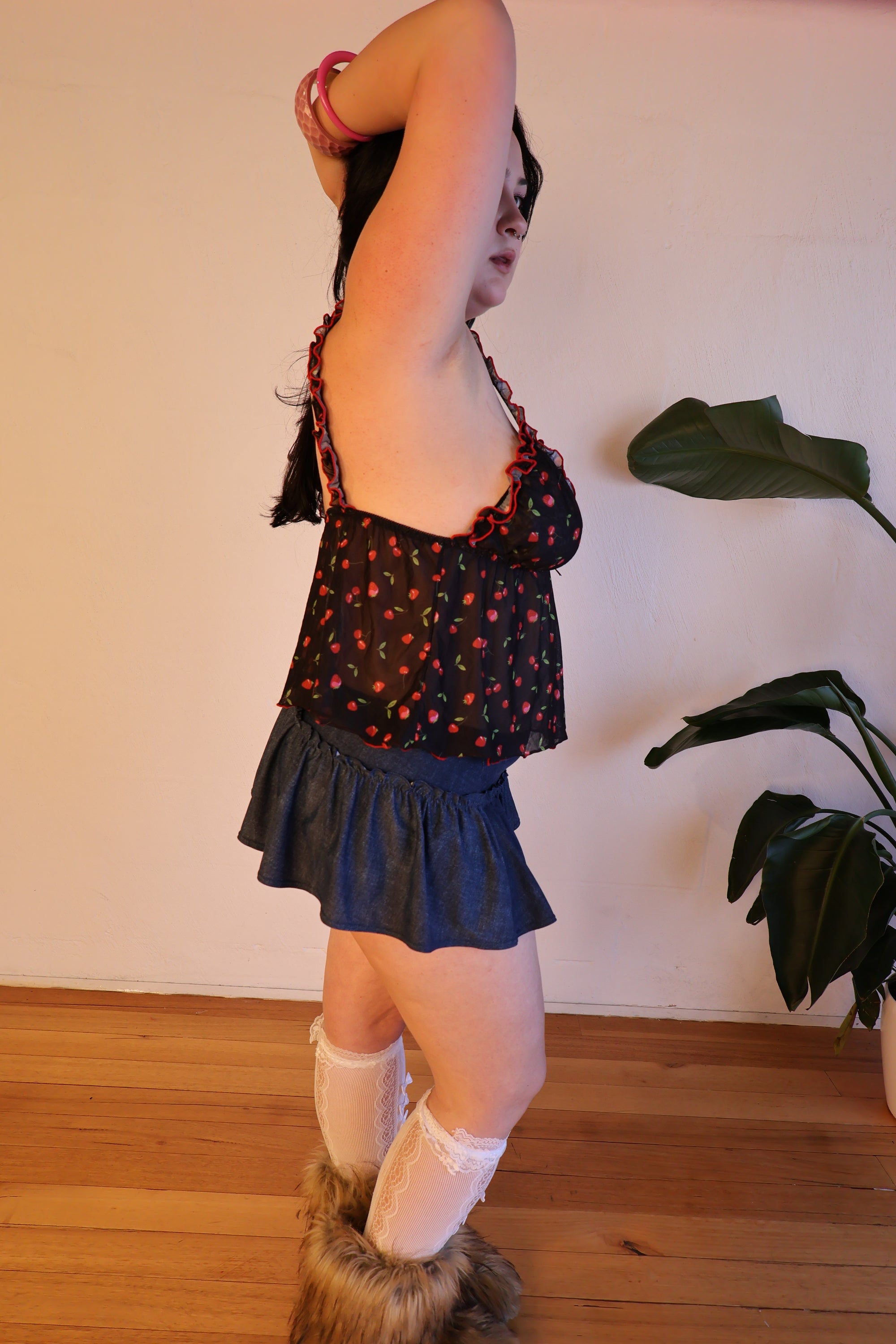 Y2K Frilly Cami L/XL