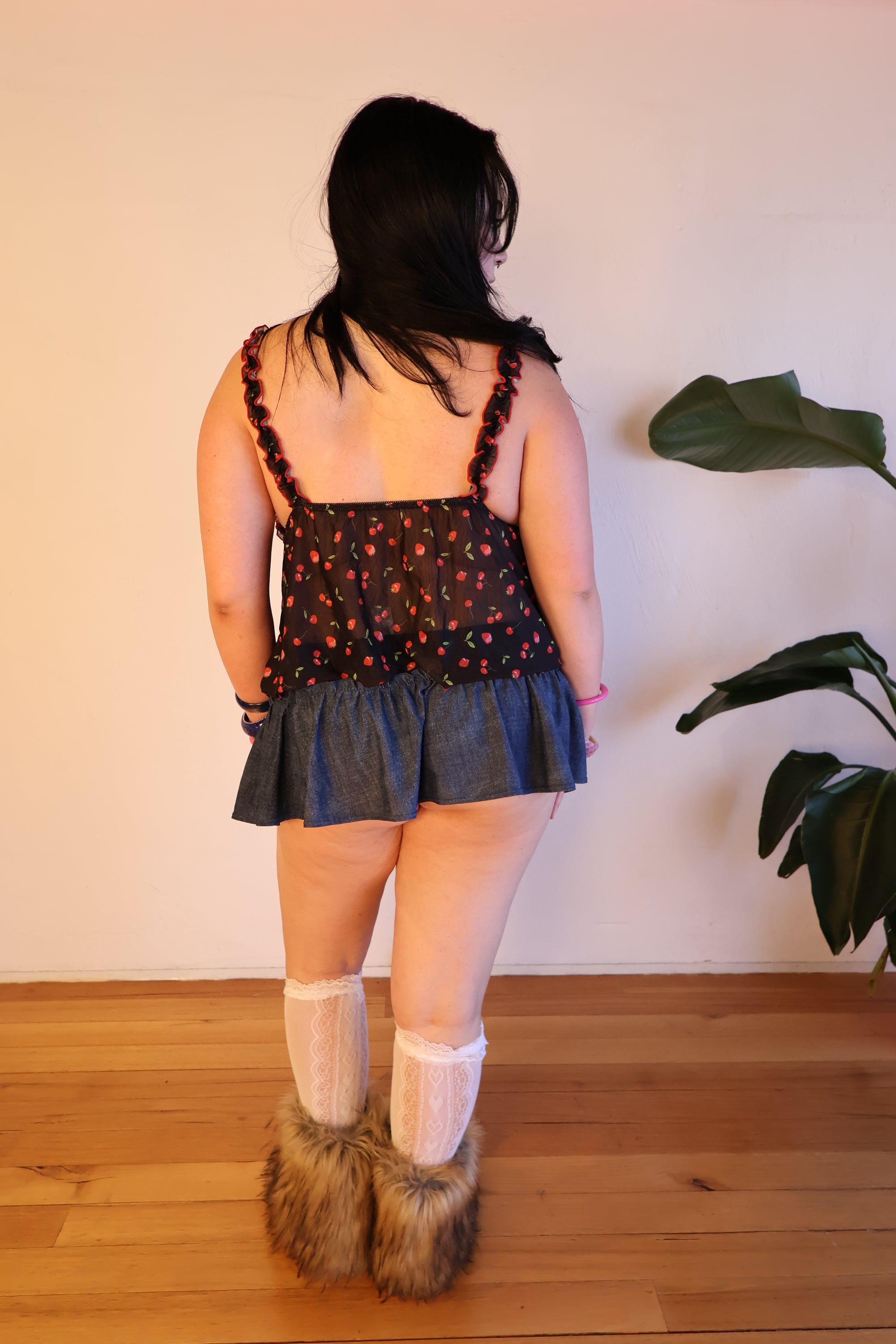 Y2K Frilly Cami L/XL