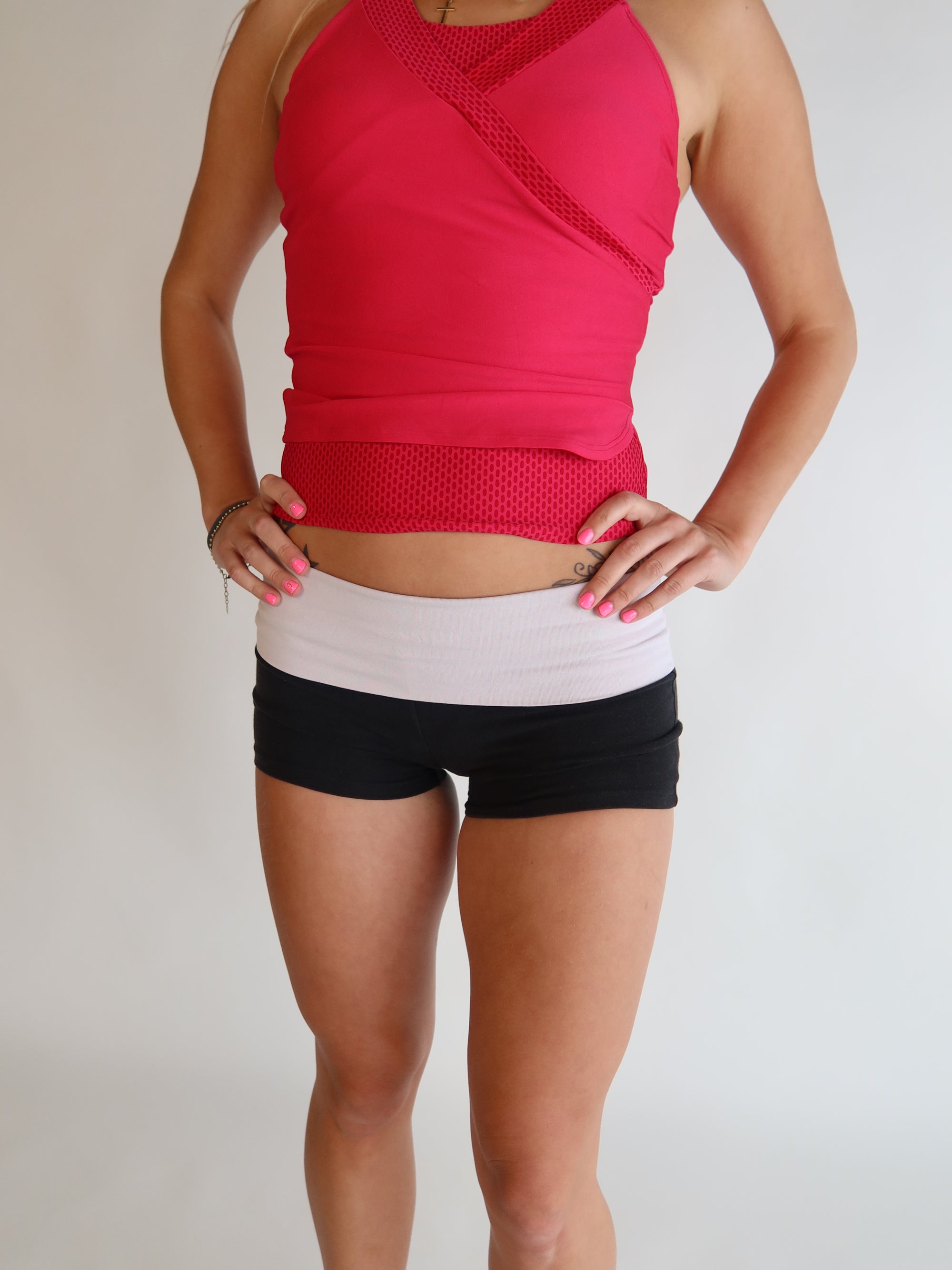 VS PINK Sequin Fold-Over Shorts S/M