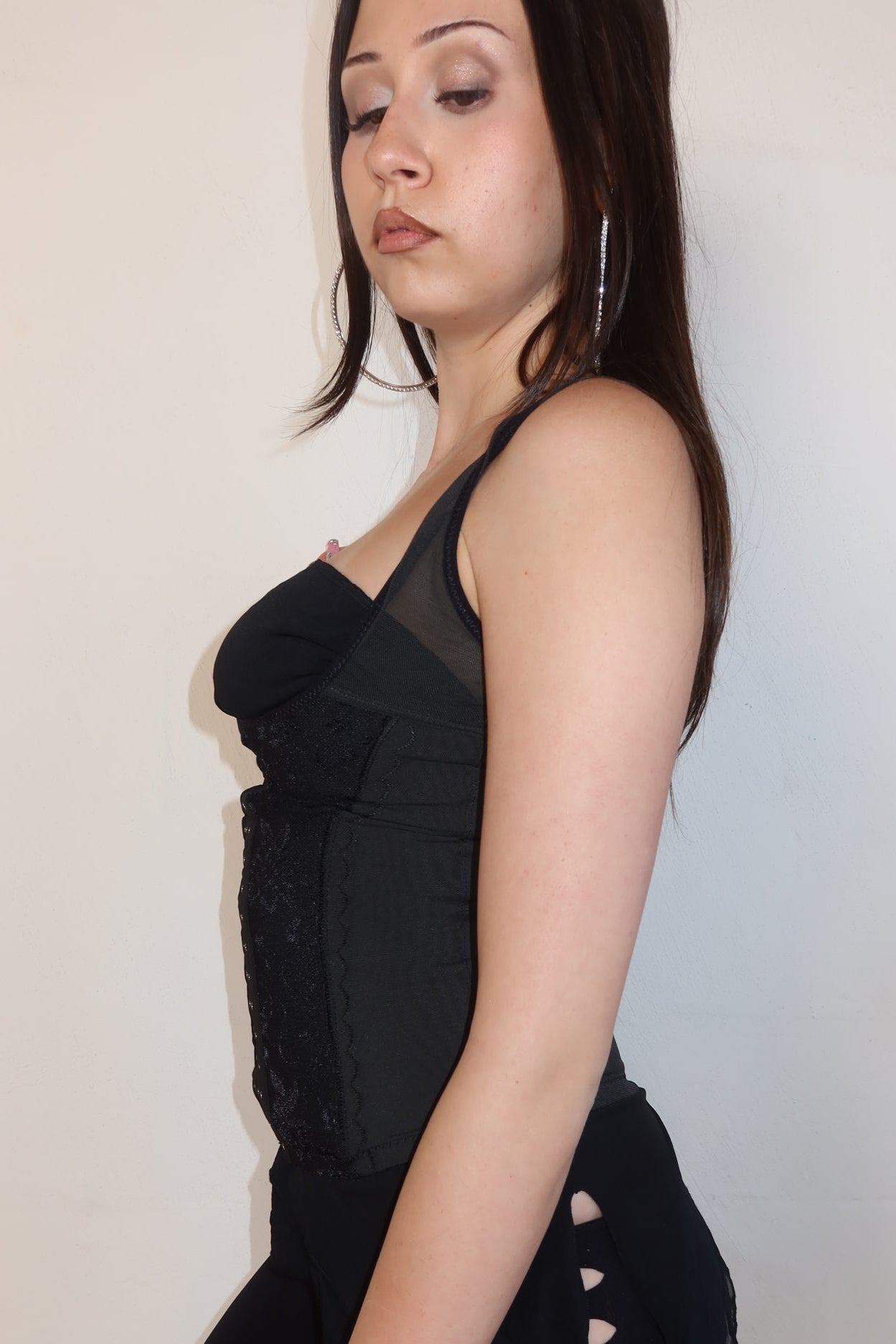 00's UnderBust Mesh Corset S/M