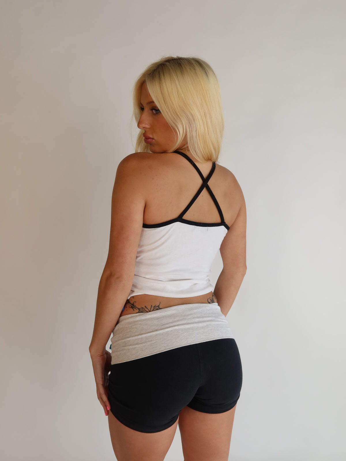Playboy Monogram Lace-Up Cami XS/S