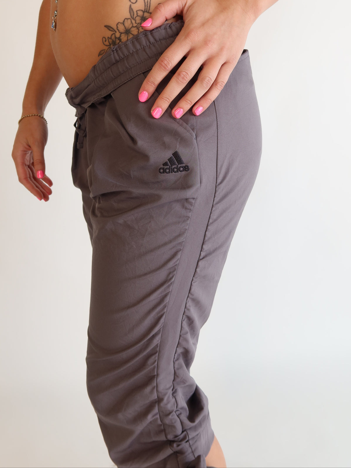 Adidas Ruched Capri Pants S