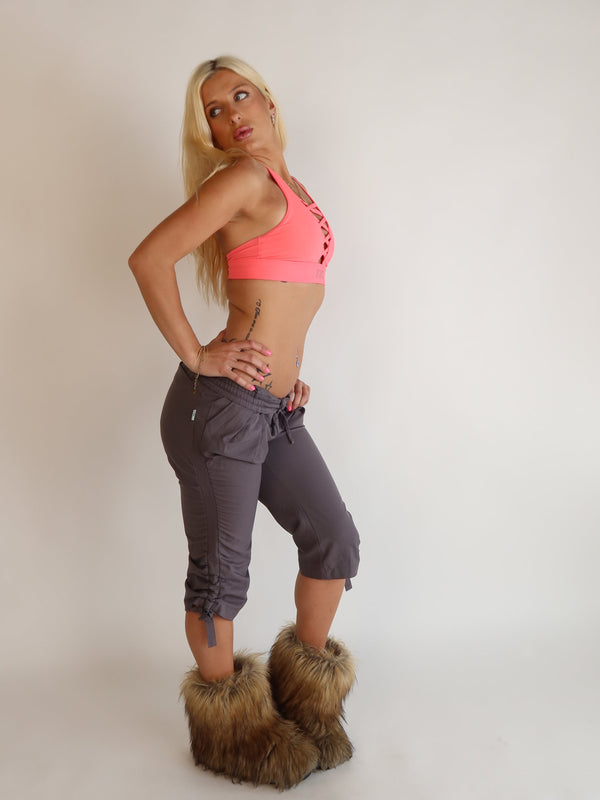 Adidas Ruched Capri Pants S