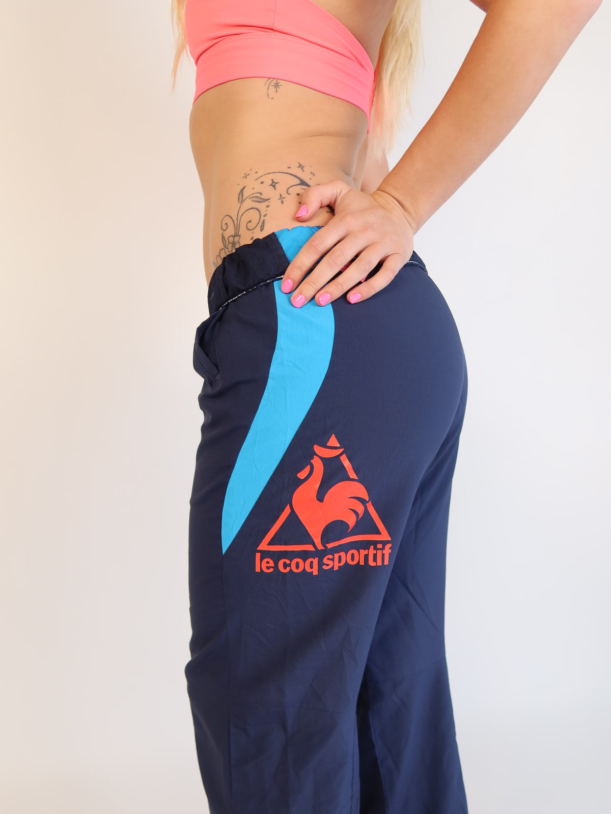 Le Coq Sportif Navy Track Pants S/M