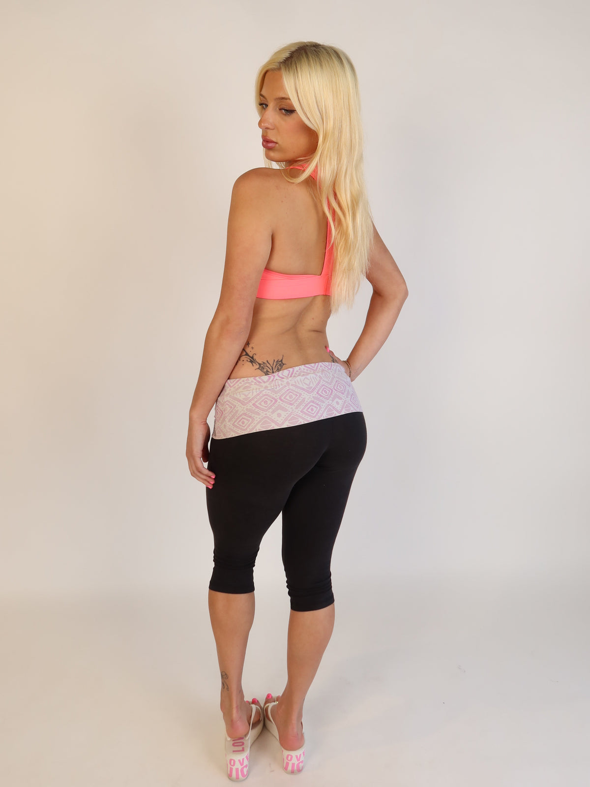 VS PINK Fold-Over Yoga Capris XS/S