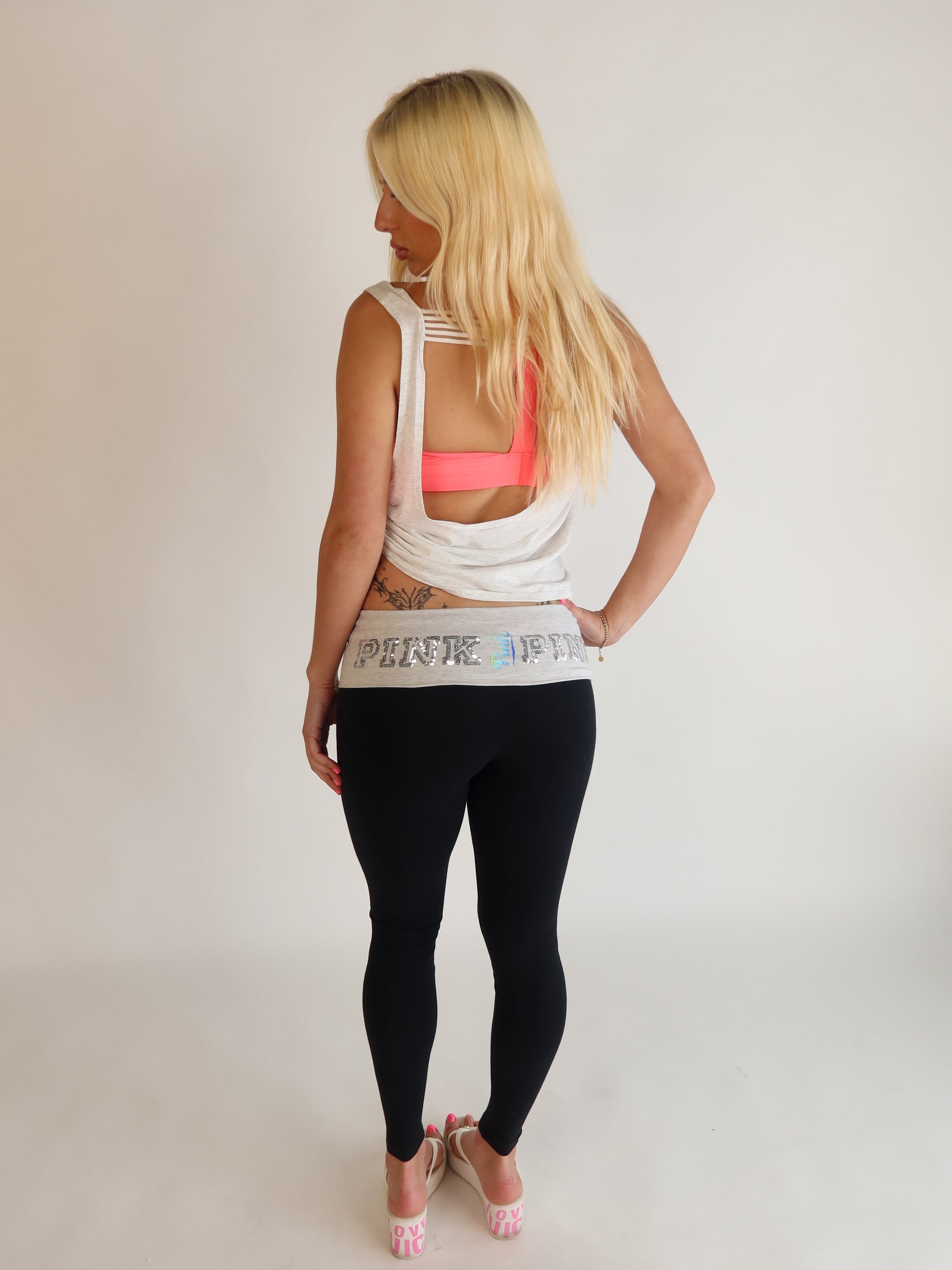VS PINK Open-Back Tank S/M