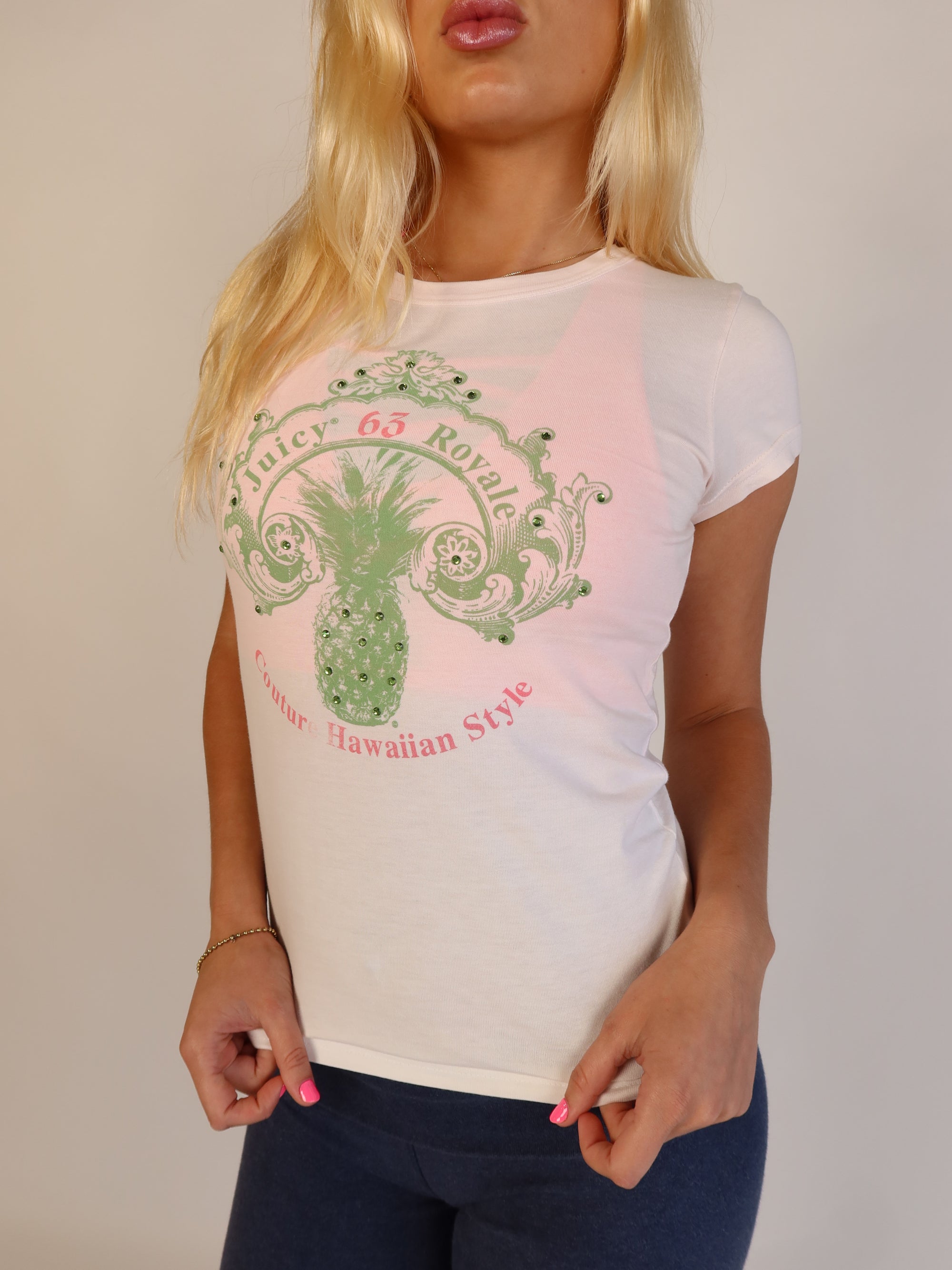 Juicy Couture Rhinestone Tee XS/S