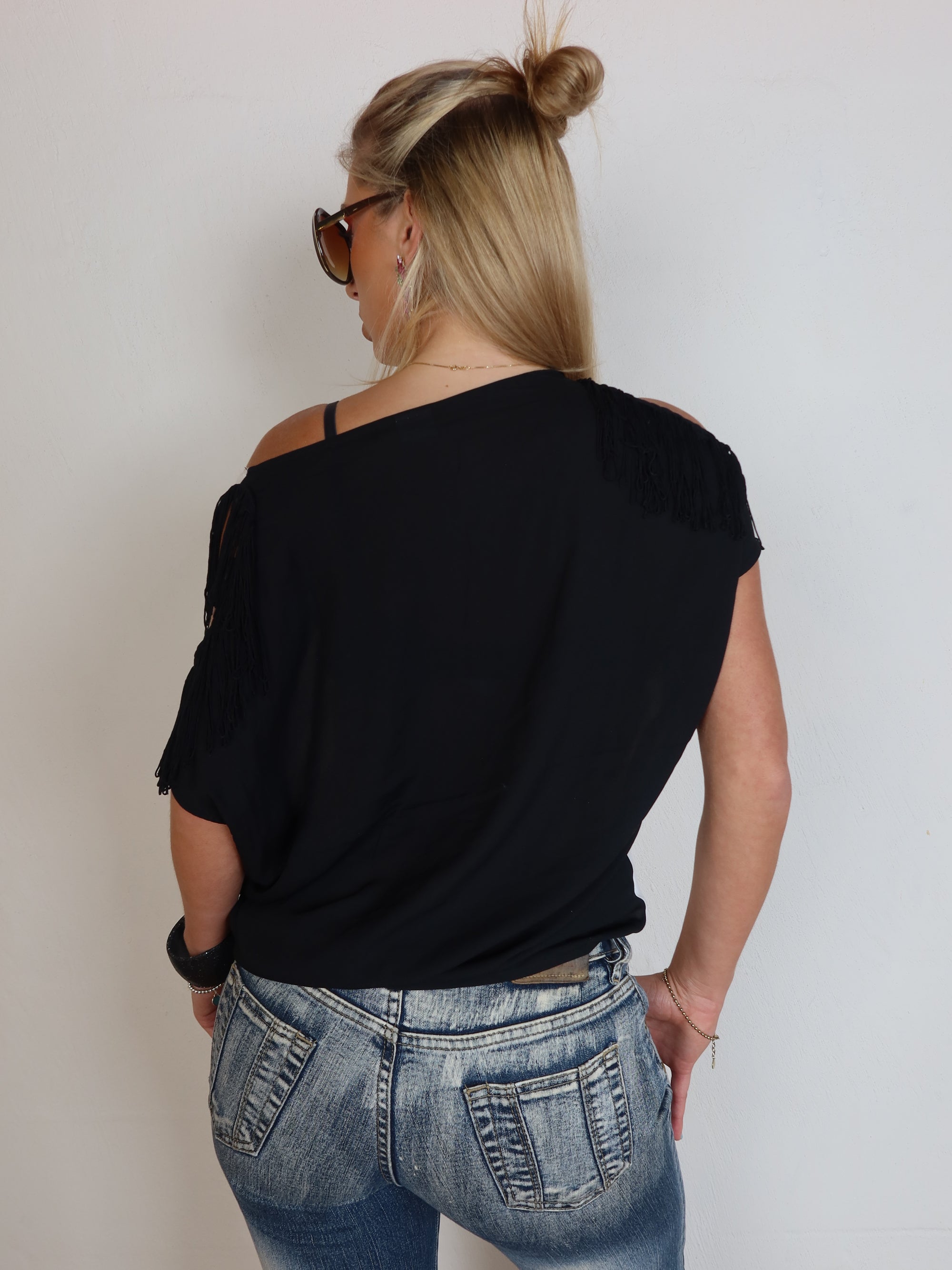 Kate Moss Fringe Top S/M