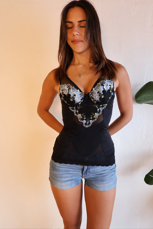 Mesh Corset Tank XS/S