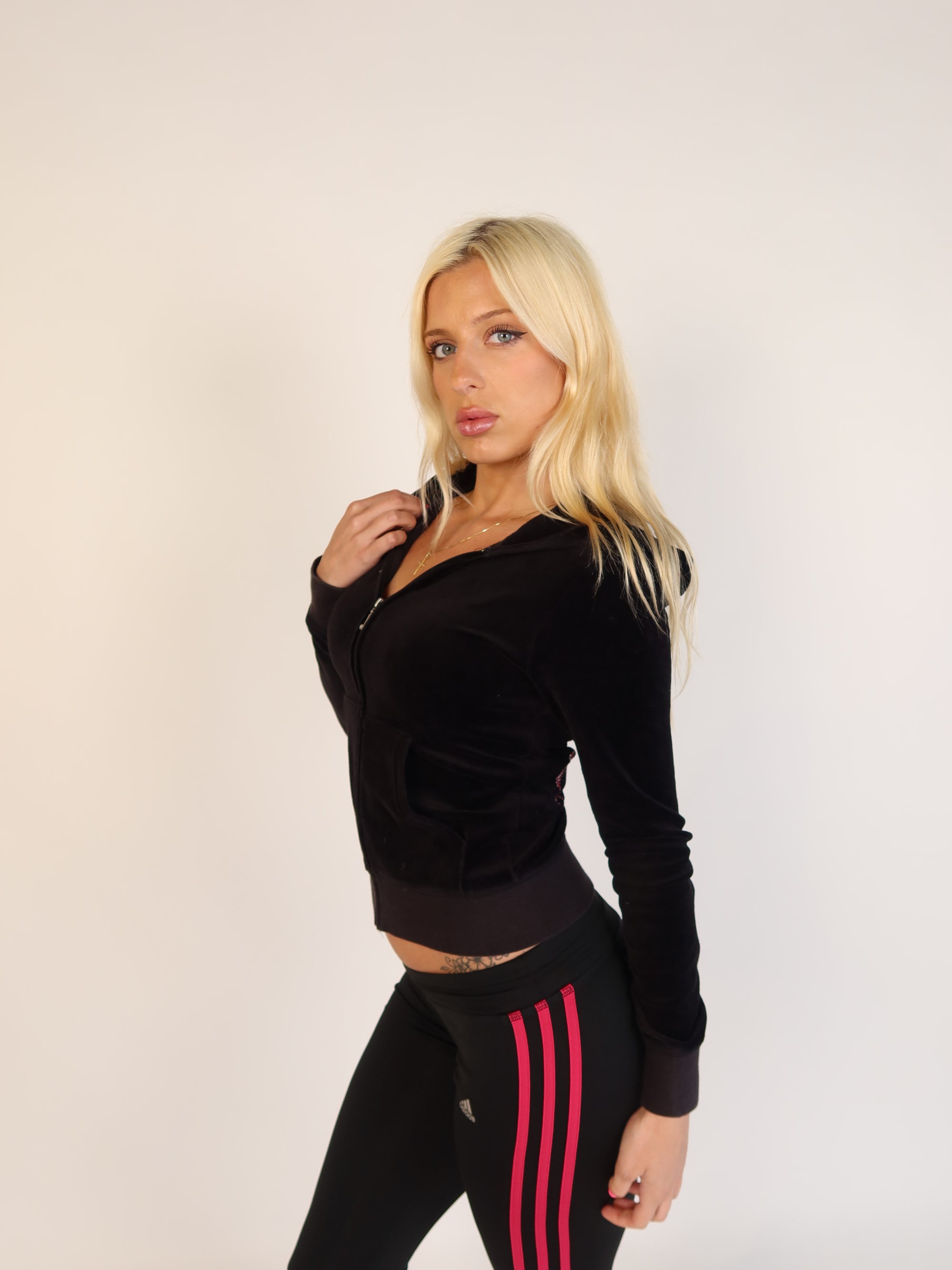 Juicy Velour Zip Hoodie S/M