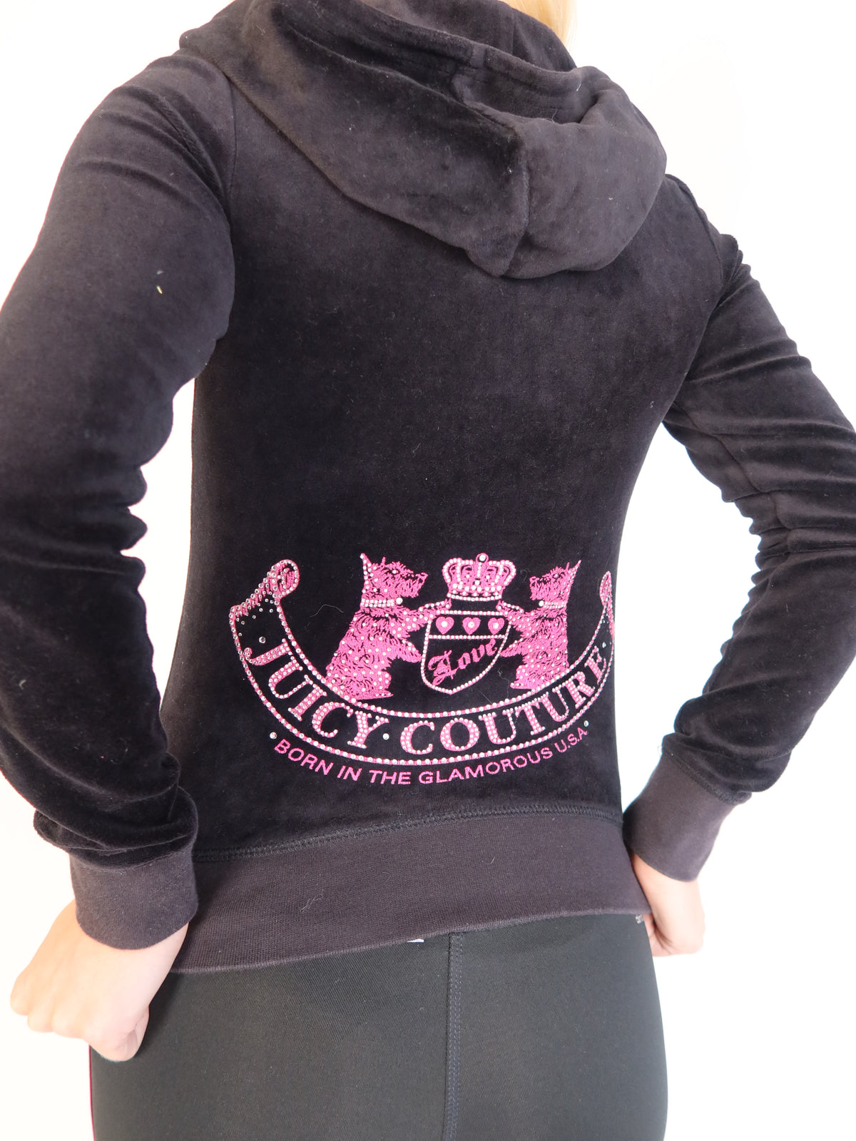 Juicy Velour Zip Hoodie S/M