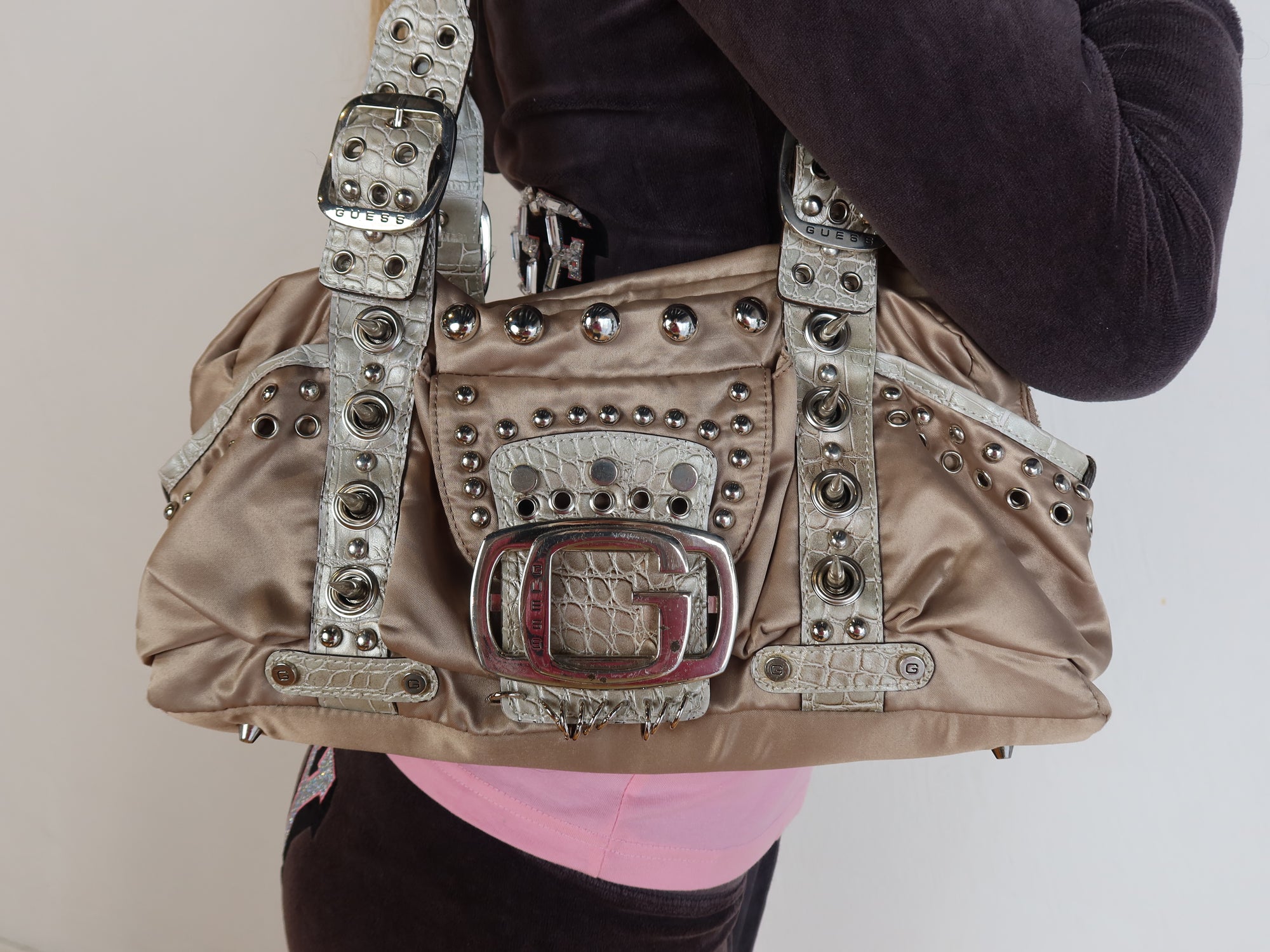 Vtg Guess Shoulder Bag