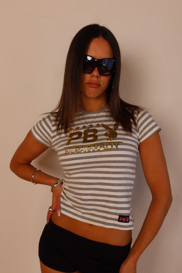 Y2K Playboy Tee S