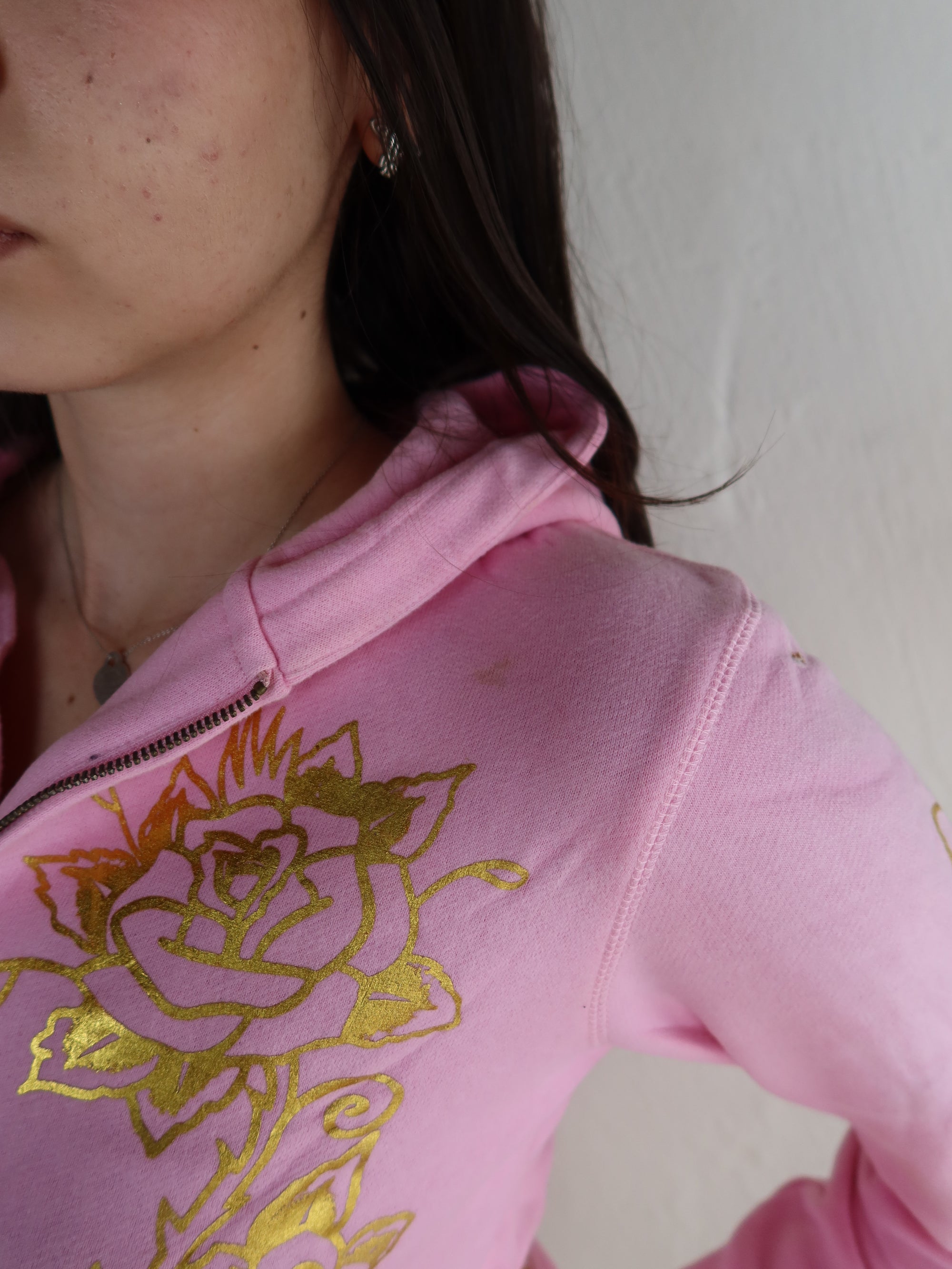 Vtg Ed Hardy Hoodie S