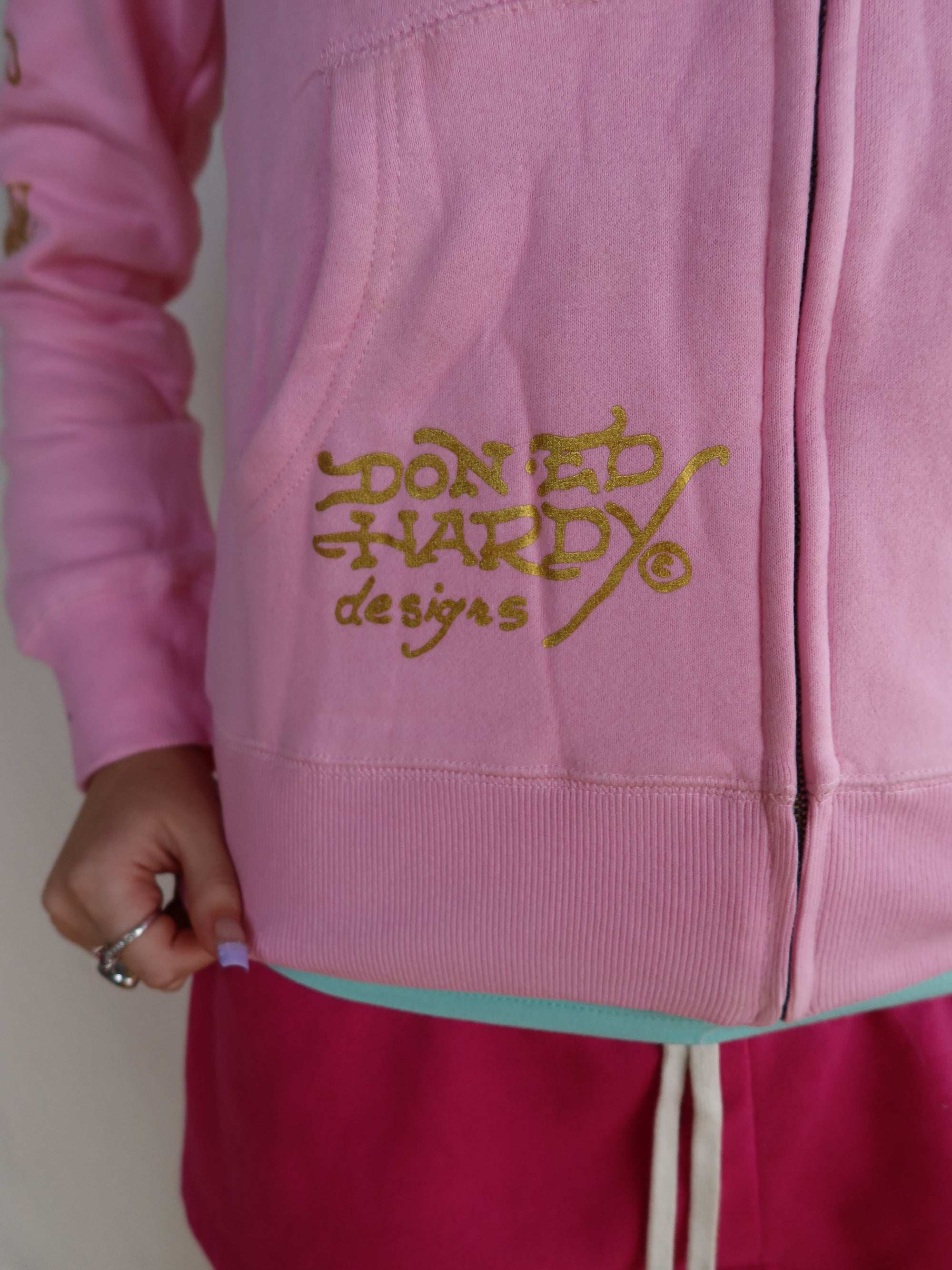 Vtg Ed Hardy Hoodie S
