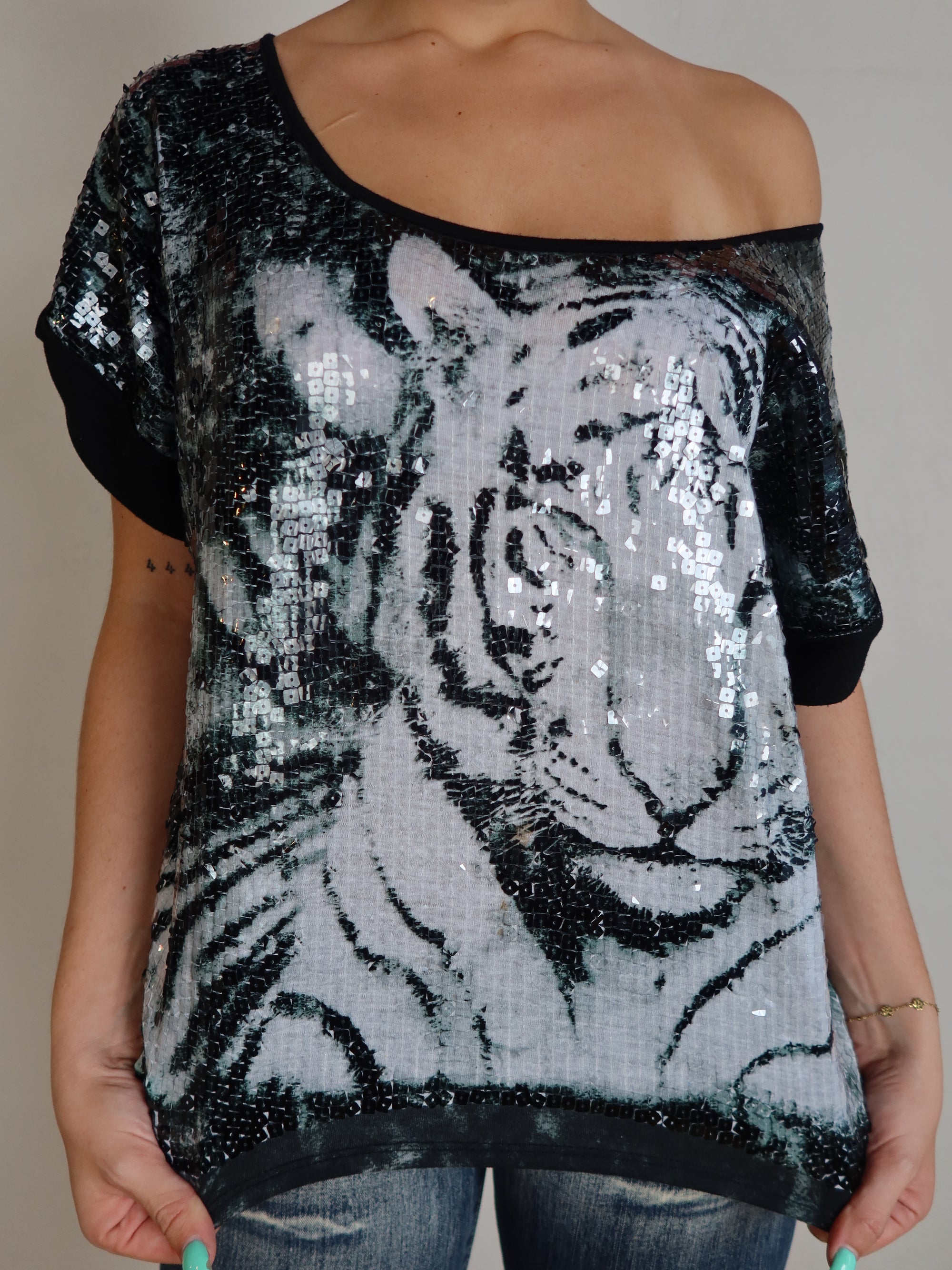 Sequin Mcbling Top S/M
