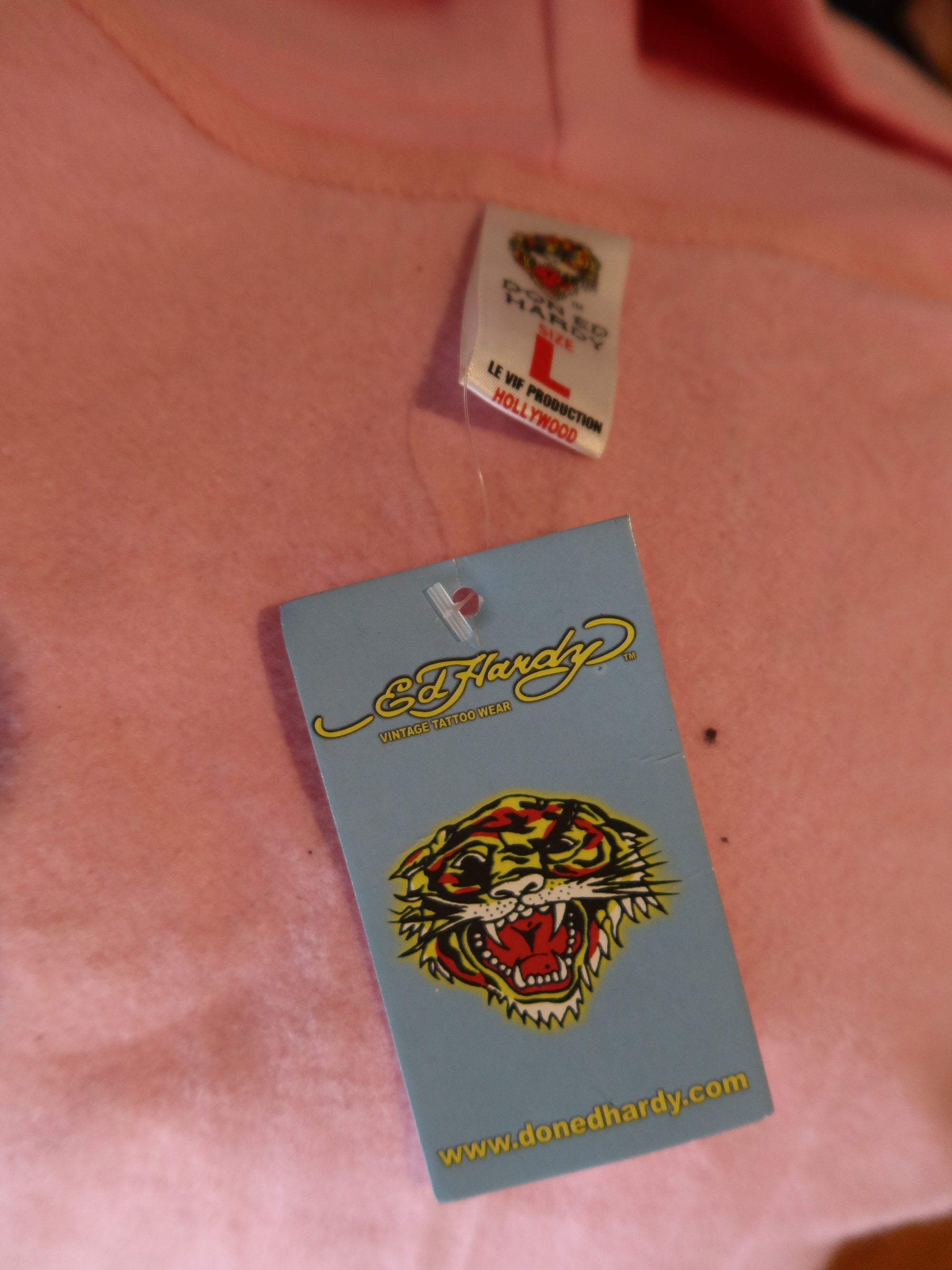 Vtg Ed Hardy Hoodie S