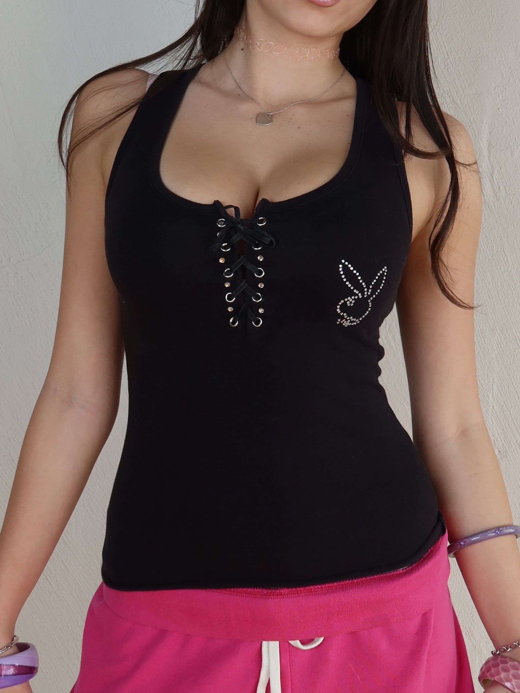 Y2K Playboy Tank S/M