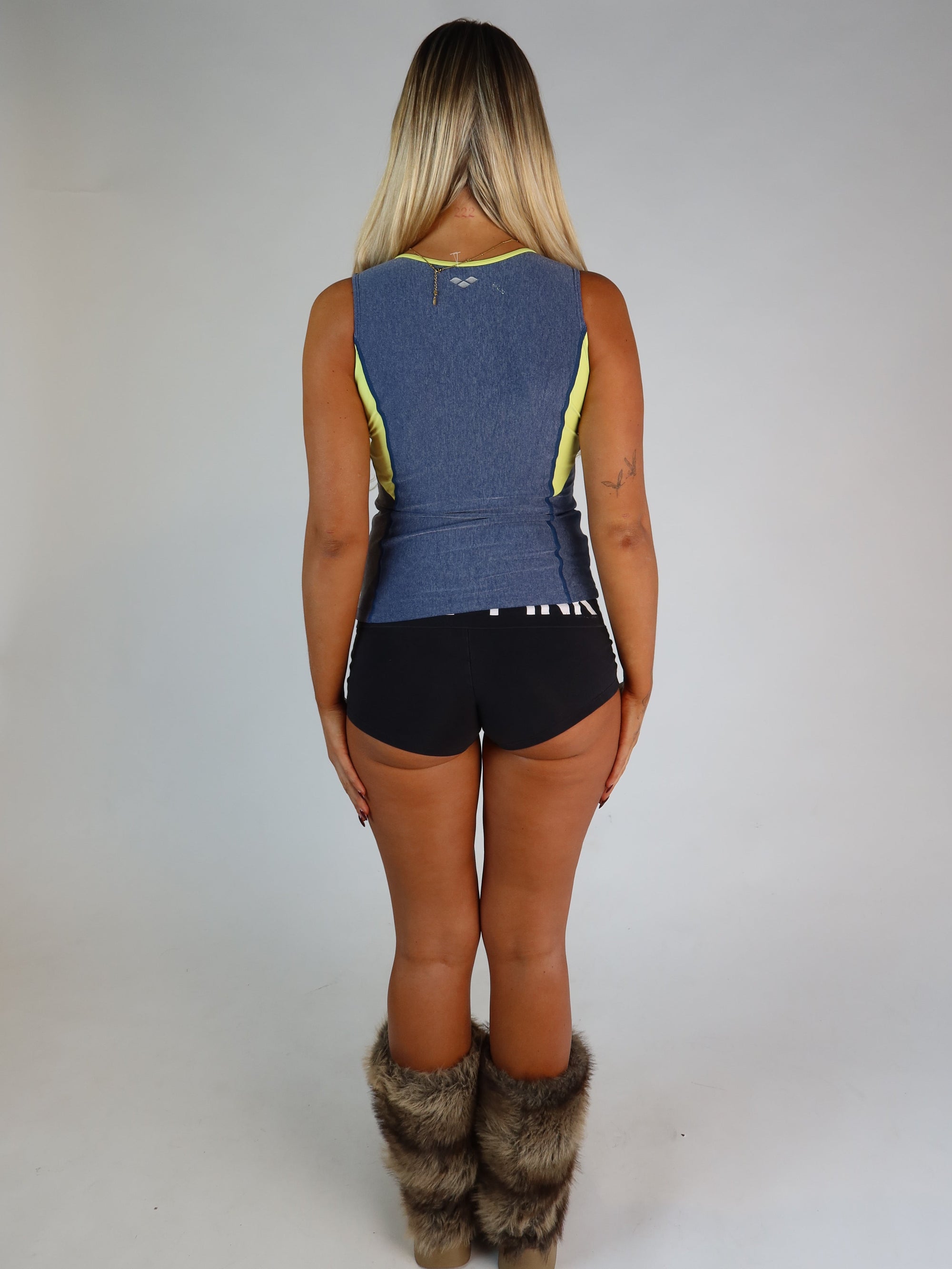 Y2K Blue Sporty Tank M